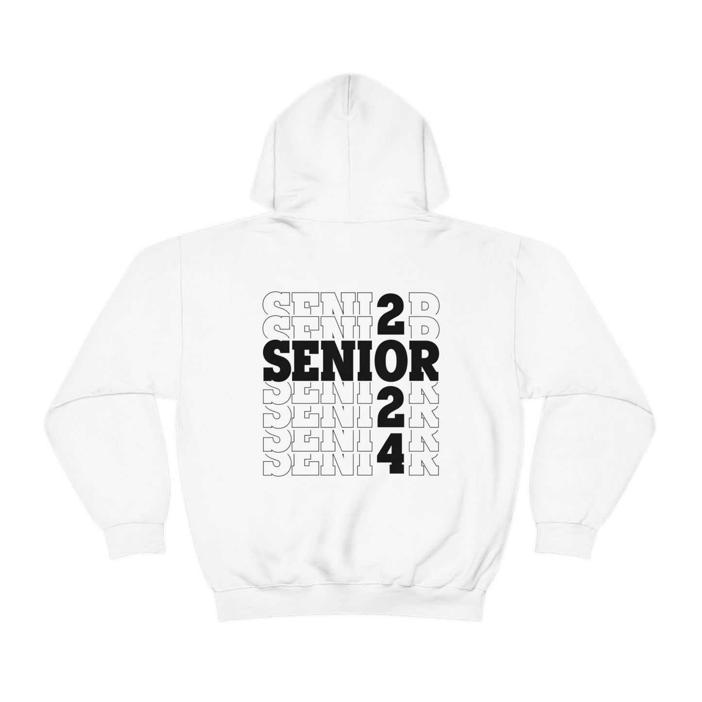 Hoodie White / S Senior Year | 2024 | Heavy Blend™ Hooded Sweatshirt