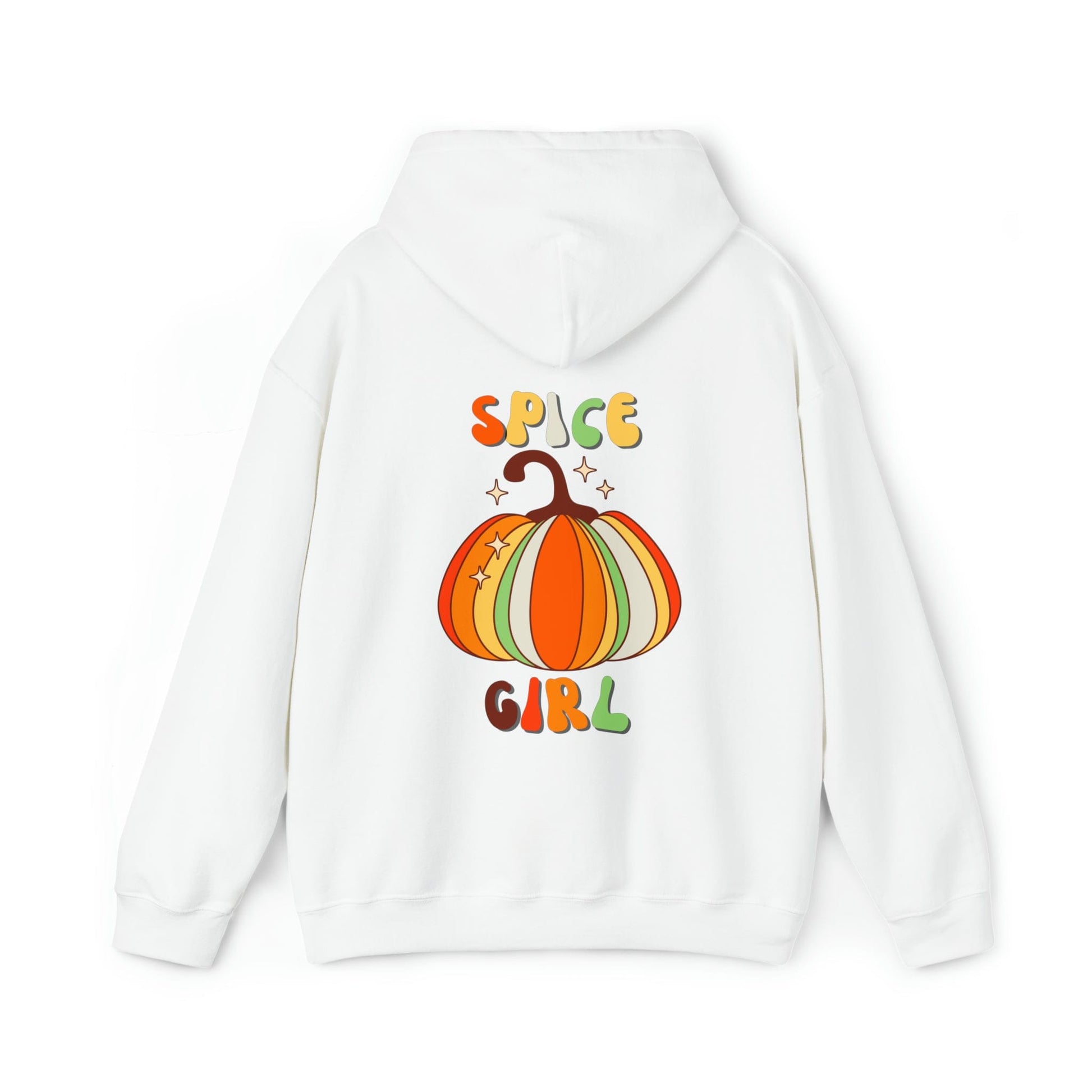 Hoodie White / S Spice Girl | Pumpkin | Retro | Hooded Sweatshirt