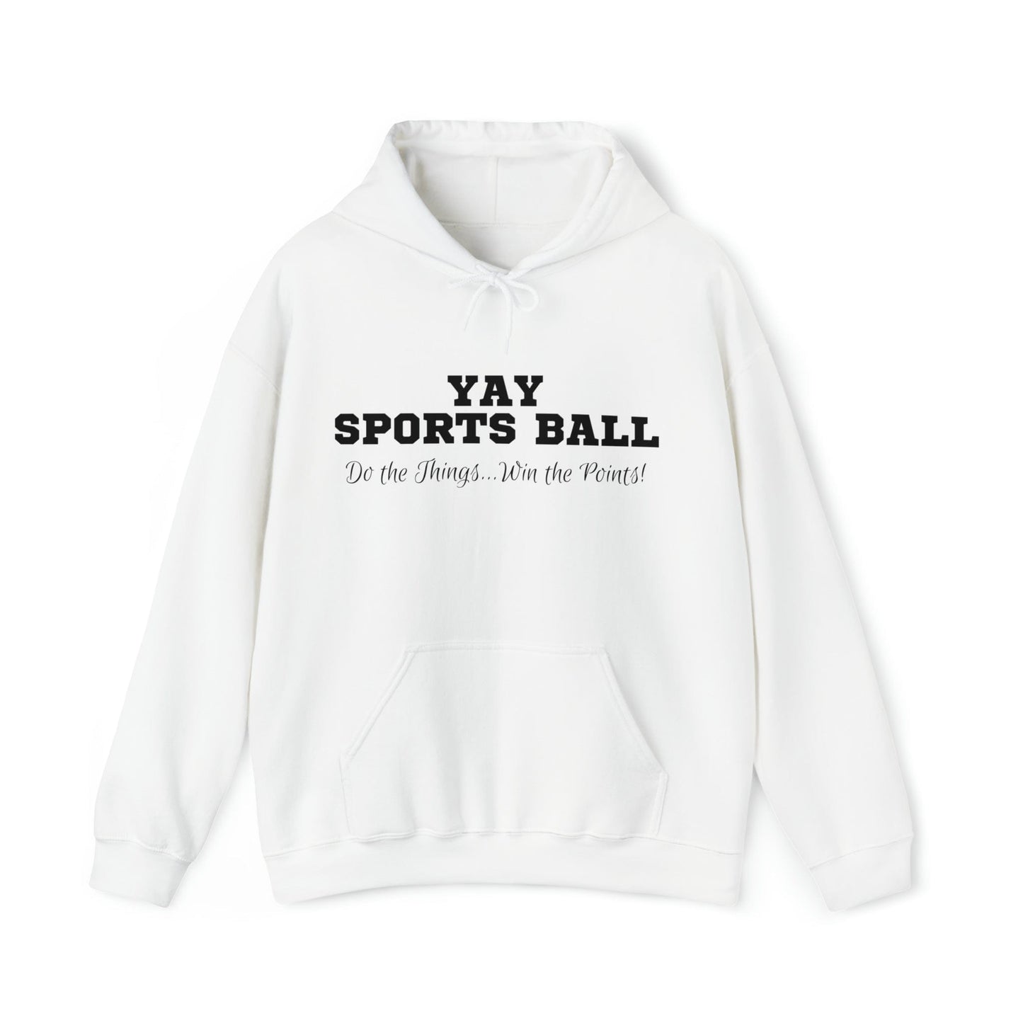 Hoodie White / S Yay Sports Ball | Hooded Sweatshirt