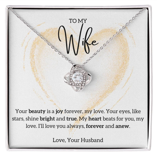 Jewelry 14K White Gold Finish / Standard Box To My Wife - The Love of My Life