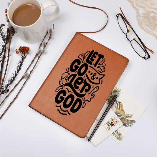 Jewelry Let Go and Let God | Graphic Leather Journal