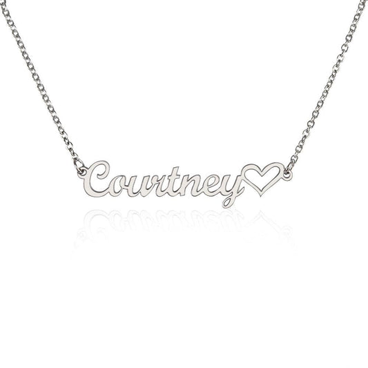 Jewelry Personalized Name Necklace with Heart