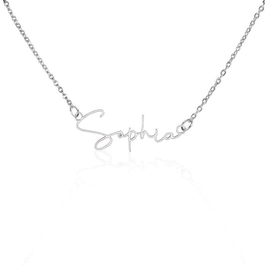 Jewelry Personalized Signature Style Name Necklace