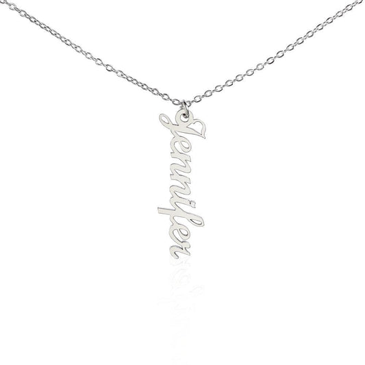 Jewelry Personalized Vertical Name Necklace