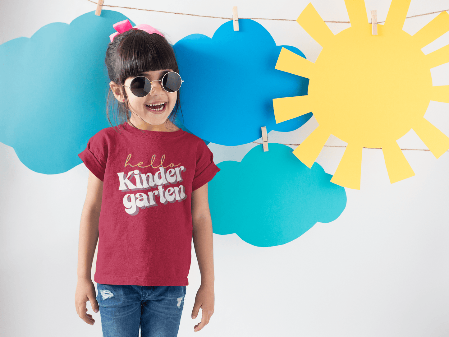 Kids clothes Hello Kindergarten | Retro | YOUTH Sizes | CottonTee