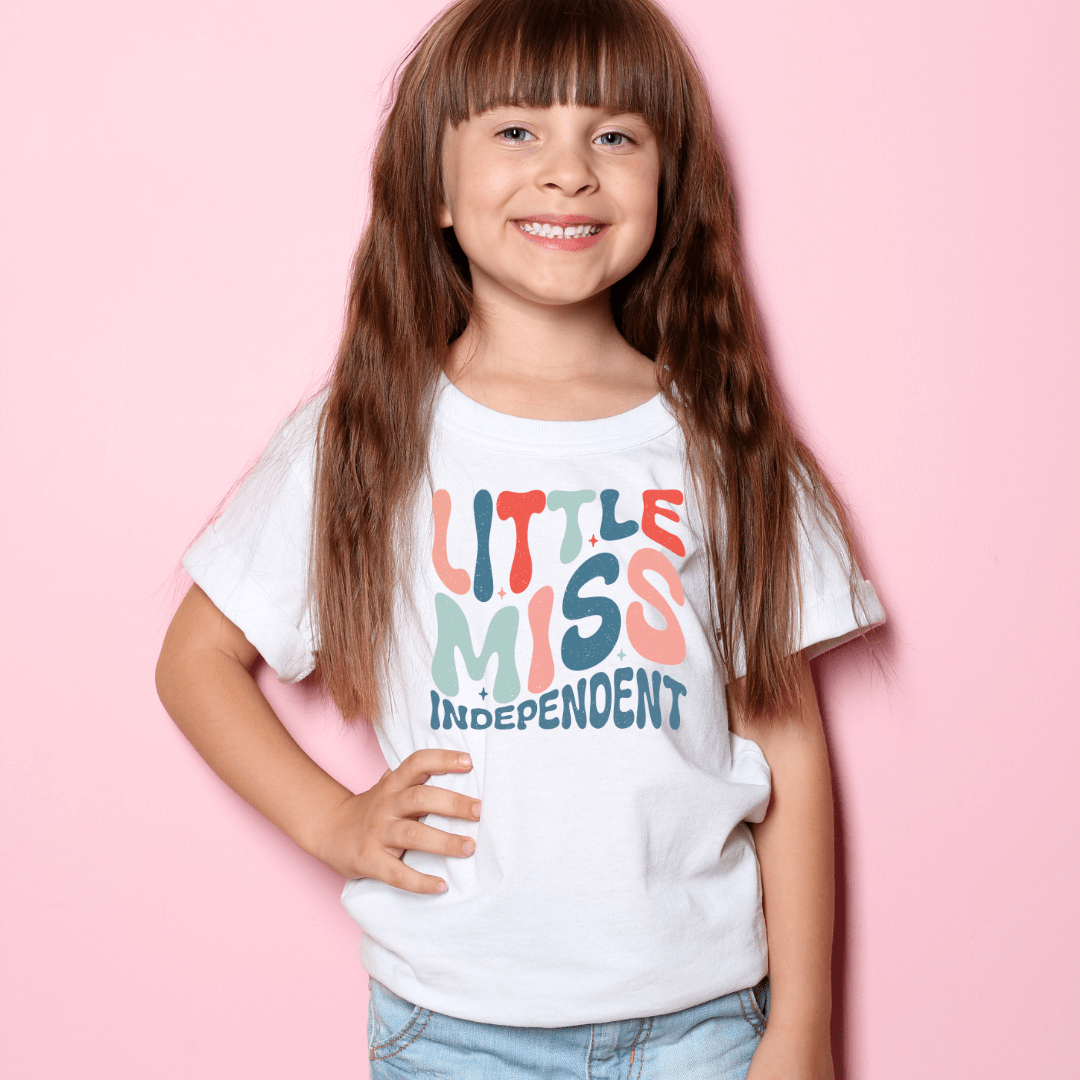 Kids clothes Little Miss Independent | Kids Heavy Cotton™ Tee