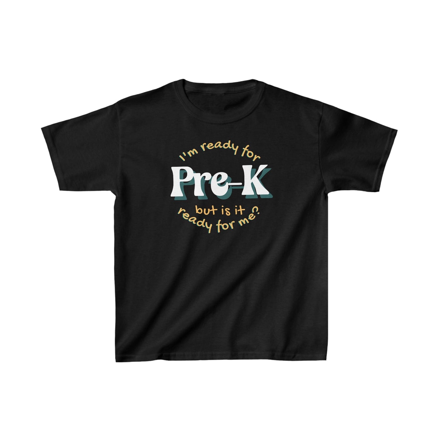 Kids clothes XS / Black I'm Ready for Pre-K | But Is It Ready For Me? | Retro | YOUTH Sizes | Cotton Tee