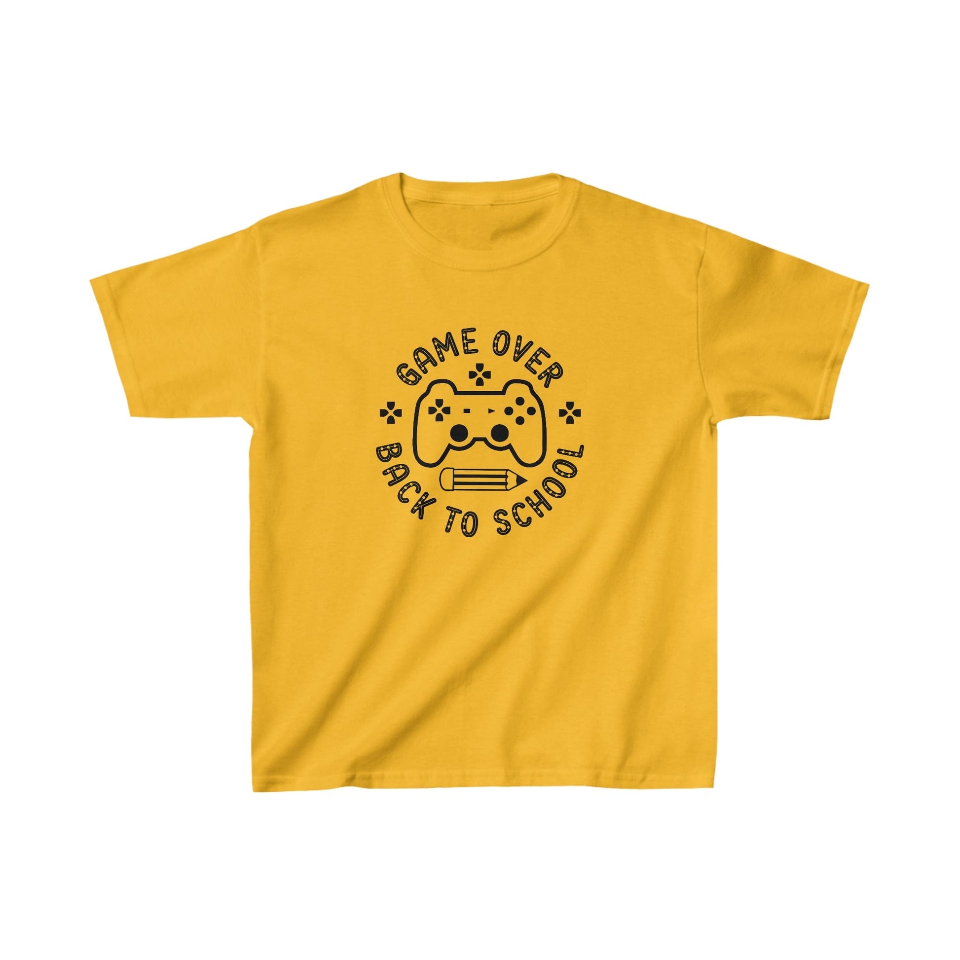 Kids clothes XS / Gold Game Over | Back to School | YOUTH Sizes | Cotton Tee