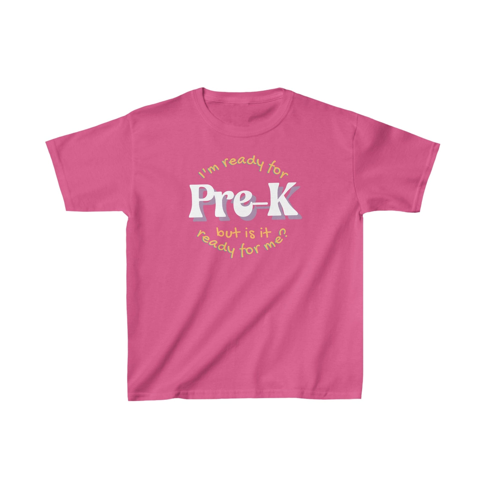 Kids clothes XS / Heliconia I'm Ready for Pre-K | But Is It Ready For Me? | Retro | YOUTH Sizes | Cotton Tee