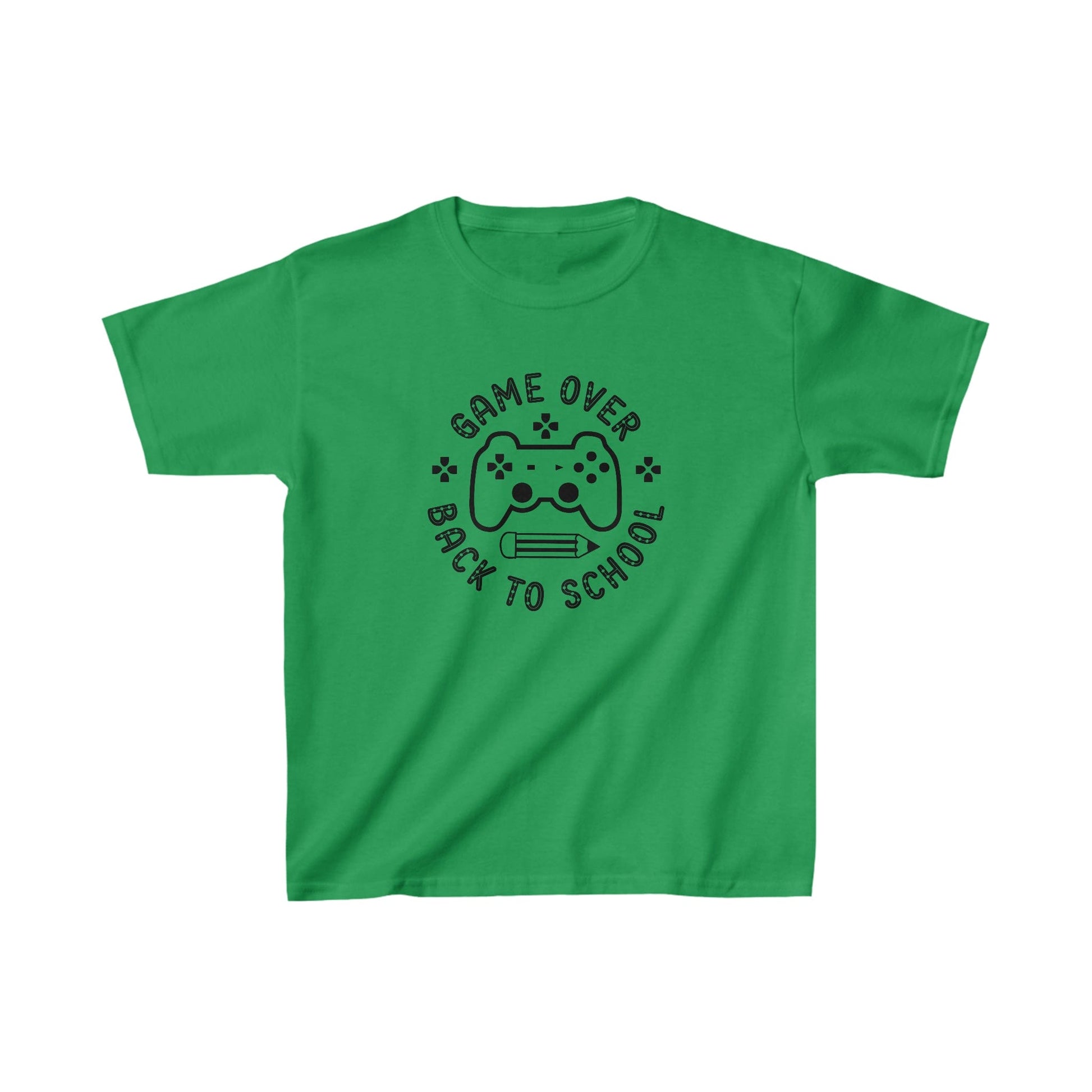 Kids clothes XS / Irish Green Game Over | Back to School | YOUTH Sizes | Cotton Tee