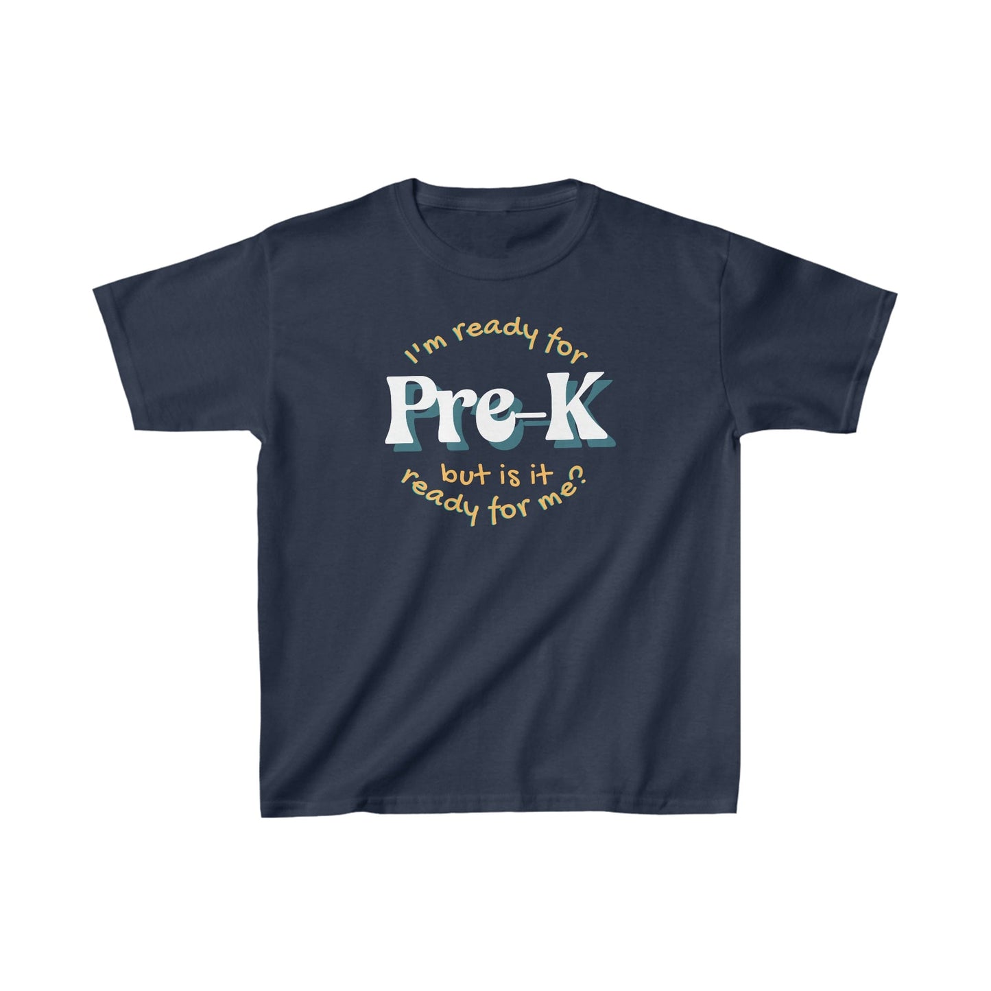 Kids clothes XS / Navy I'm Ready for Pre-K | But Is It Ready For Me? | Retro | YOUTH Sizes | Cotton Tee