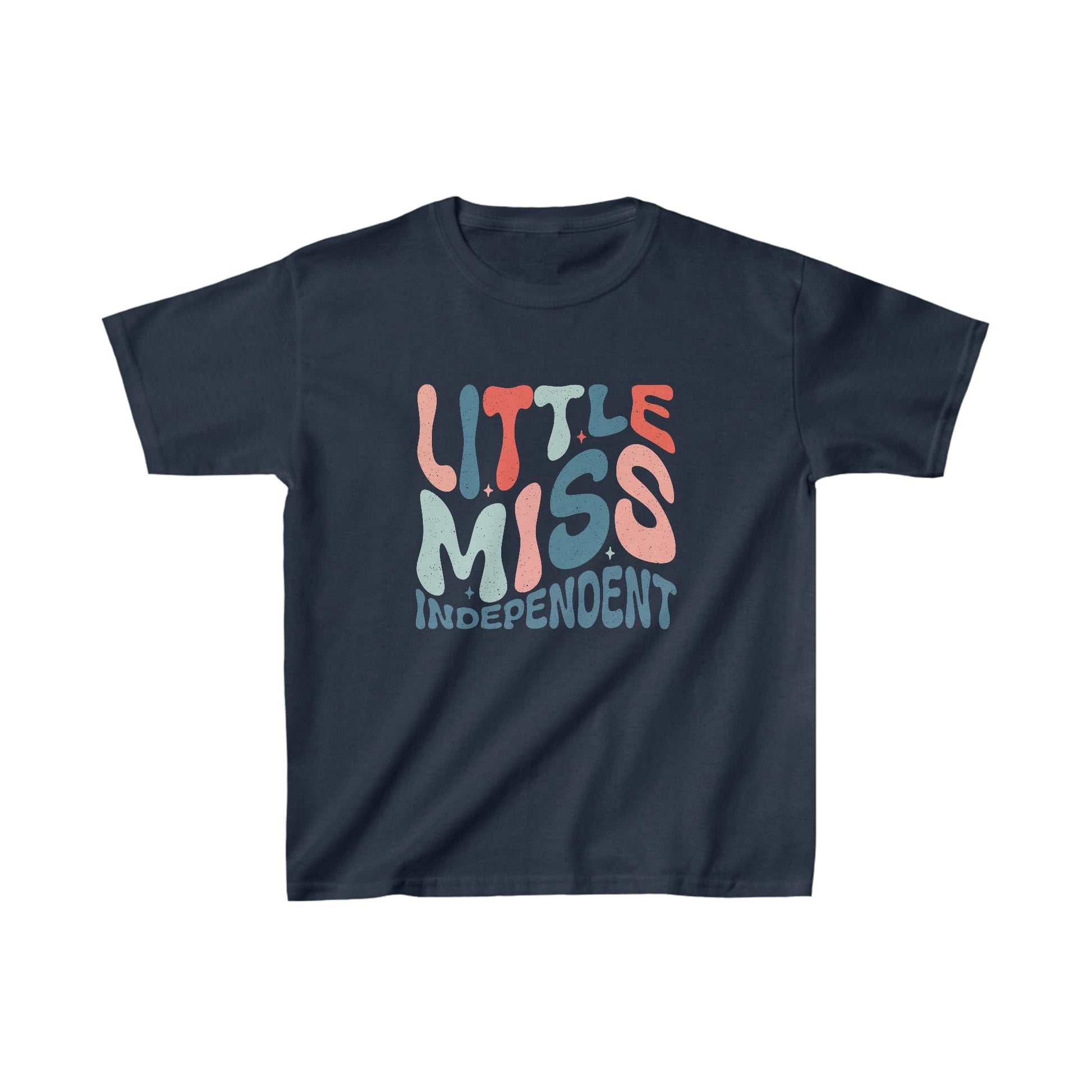 Kids clothes XS / Navy Little Miss Independent | Kids Heavy Cotton™ Tee