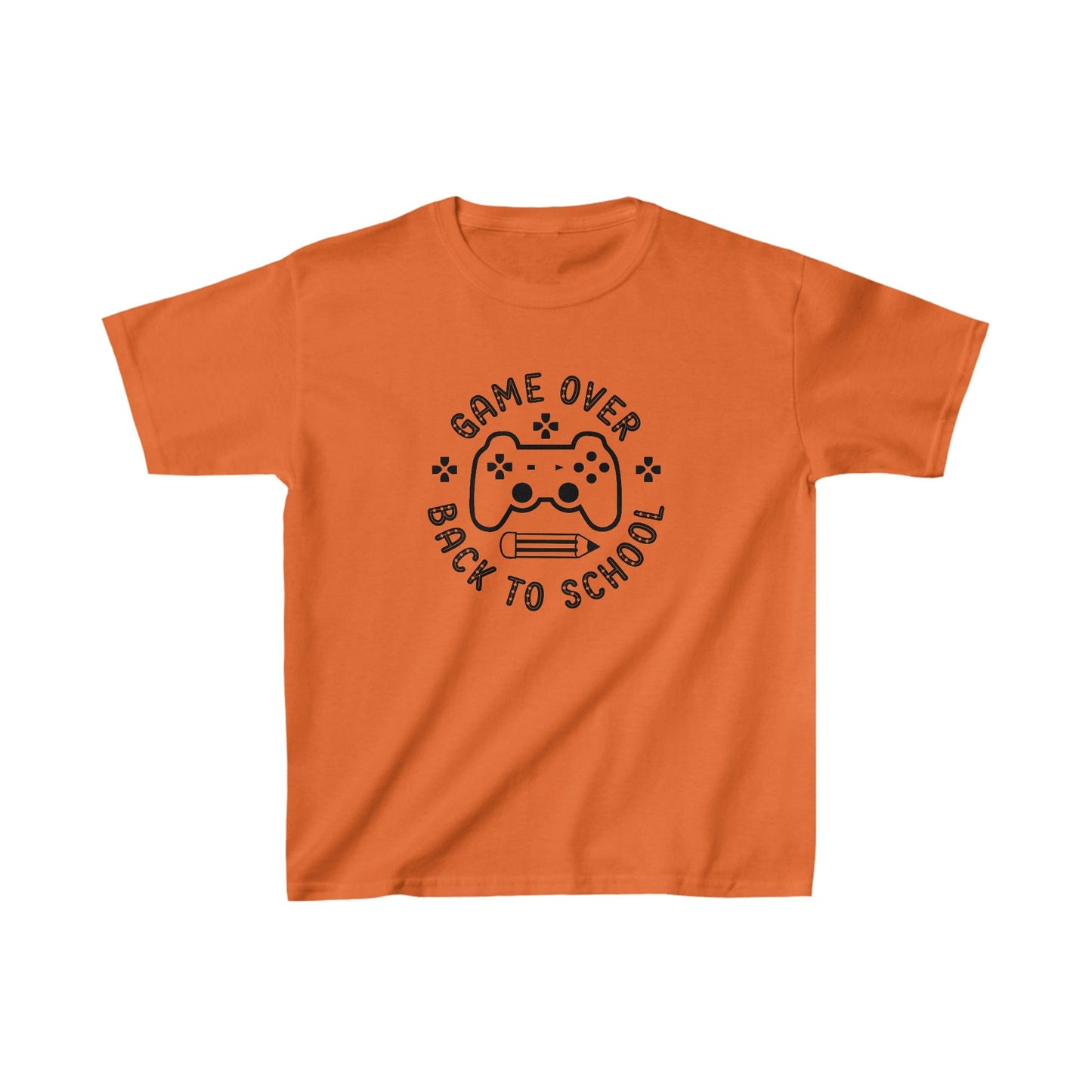 Kids clothes XS / Orange Game Over | Back to School | YOUTH Sizes | Cotton Tee