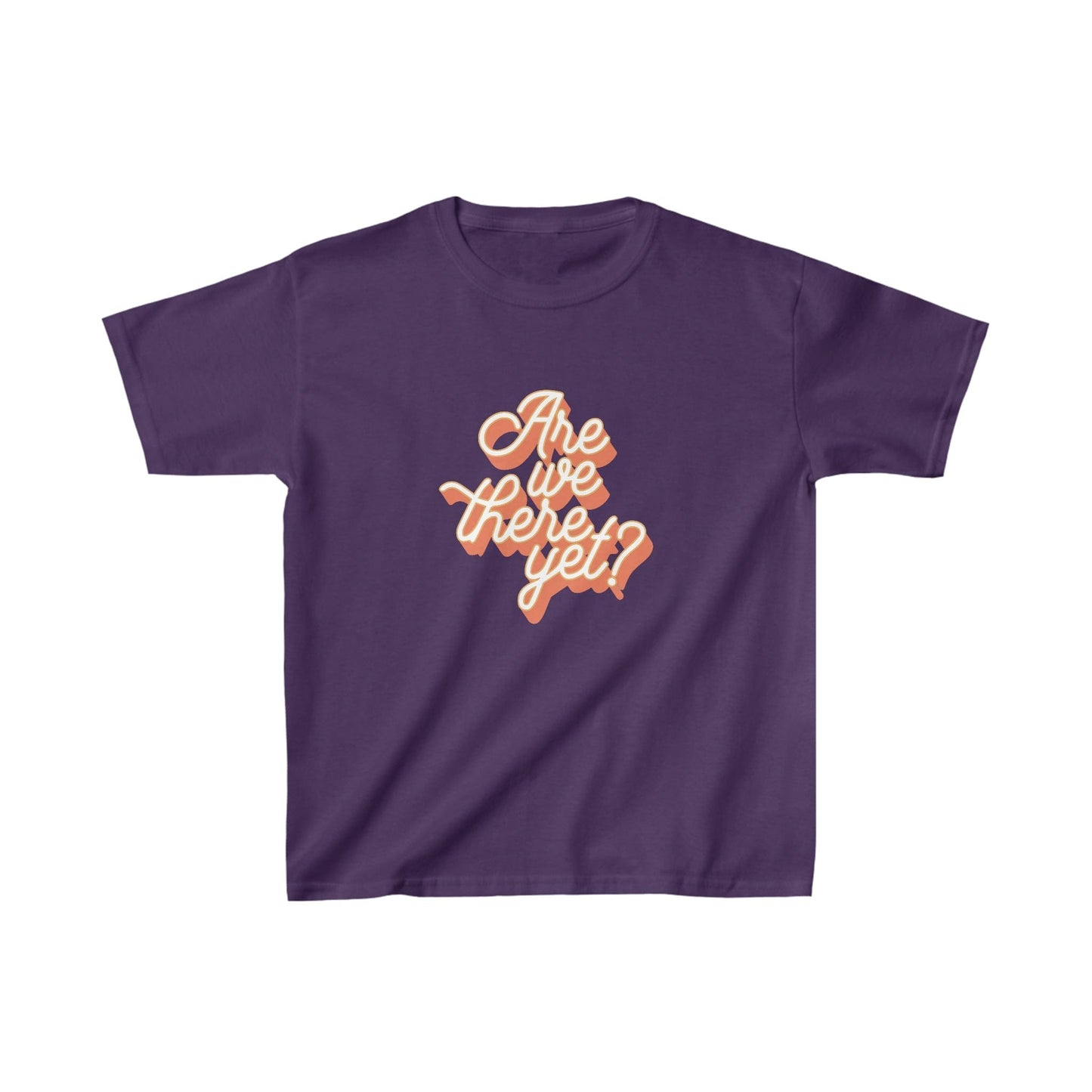 Kids clothes XS / Purple Are We There Yet? | Vacation | Summer | Kids Heavy Cotton™ Tee