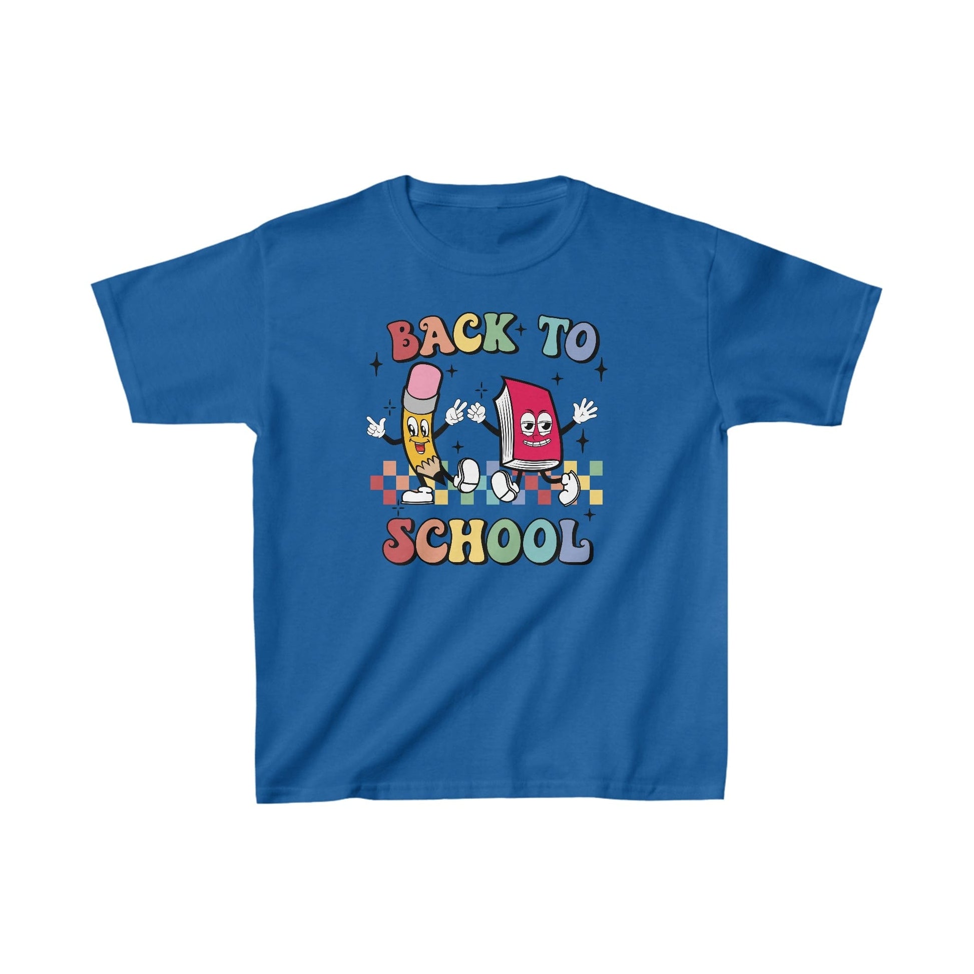 Kids clothes XS / Royal Back to School | Retro | YOUTH Sizes | Cotton Tee