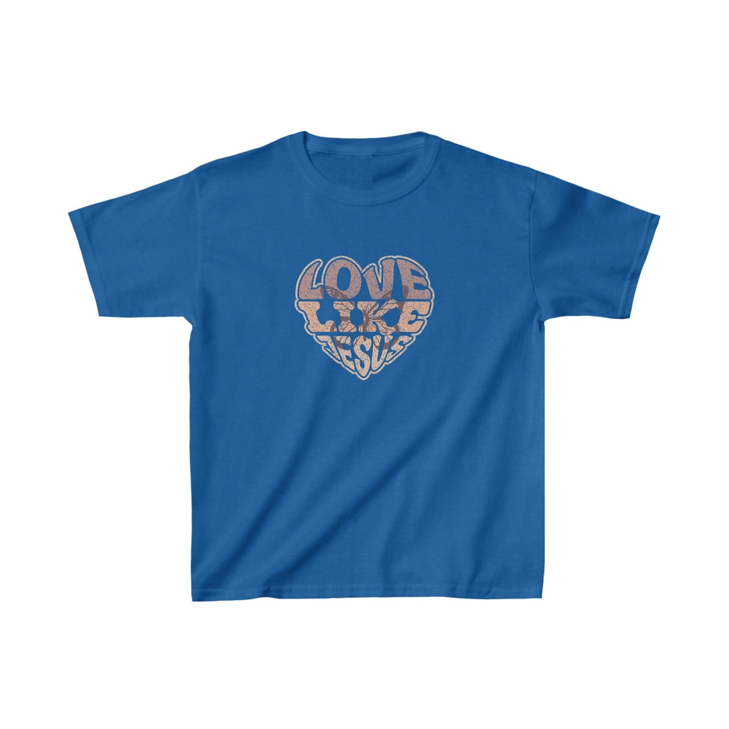 Kids clothes XS / Royal Love Like Jesus | Christian | Kids Heavy Cotton™ Tee