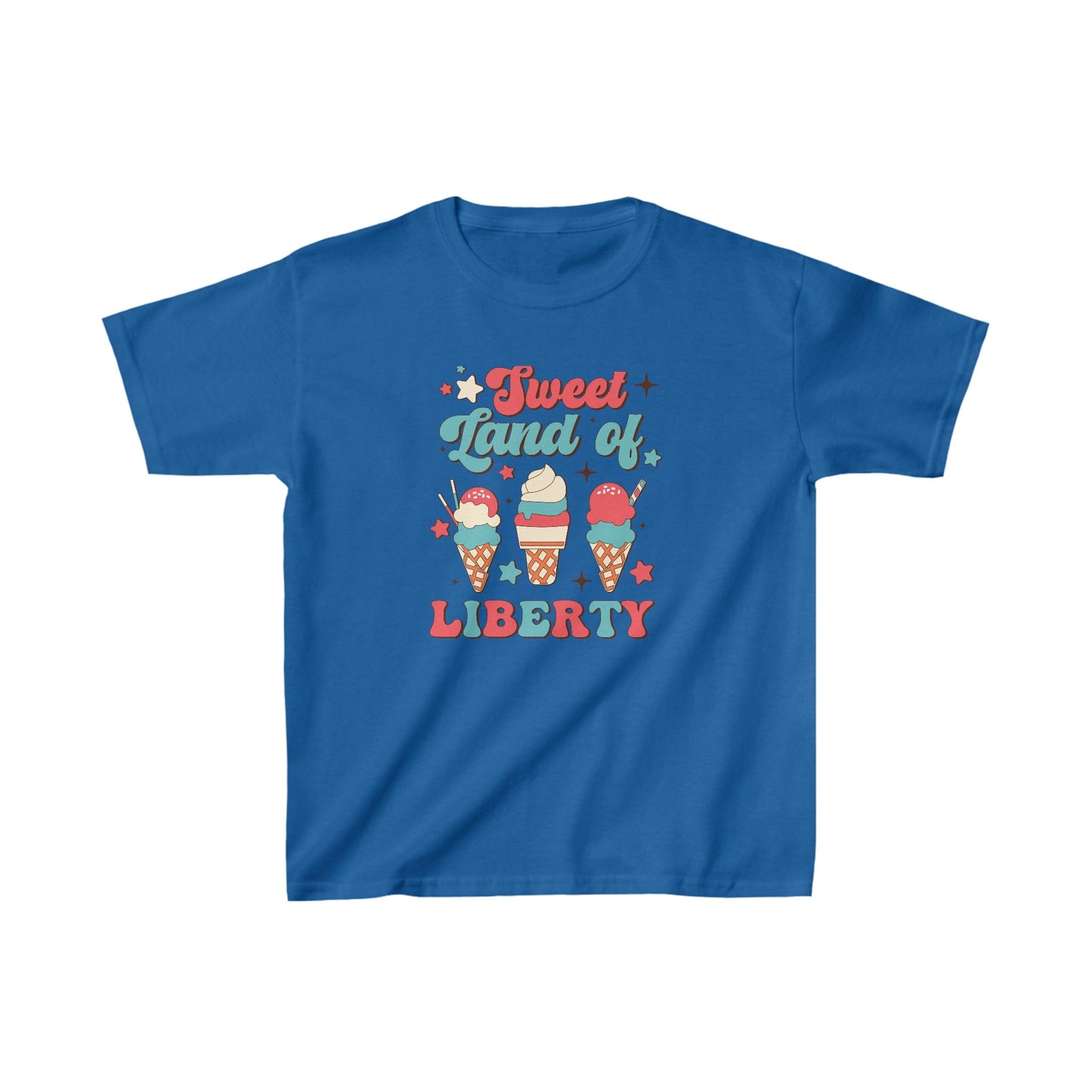 Kids clothes XS / Royal Sweet Land of Liberty | Independence Day | Kids Heavy Cotton™ Tee