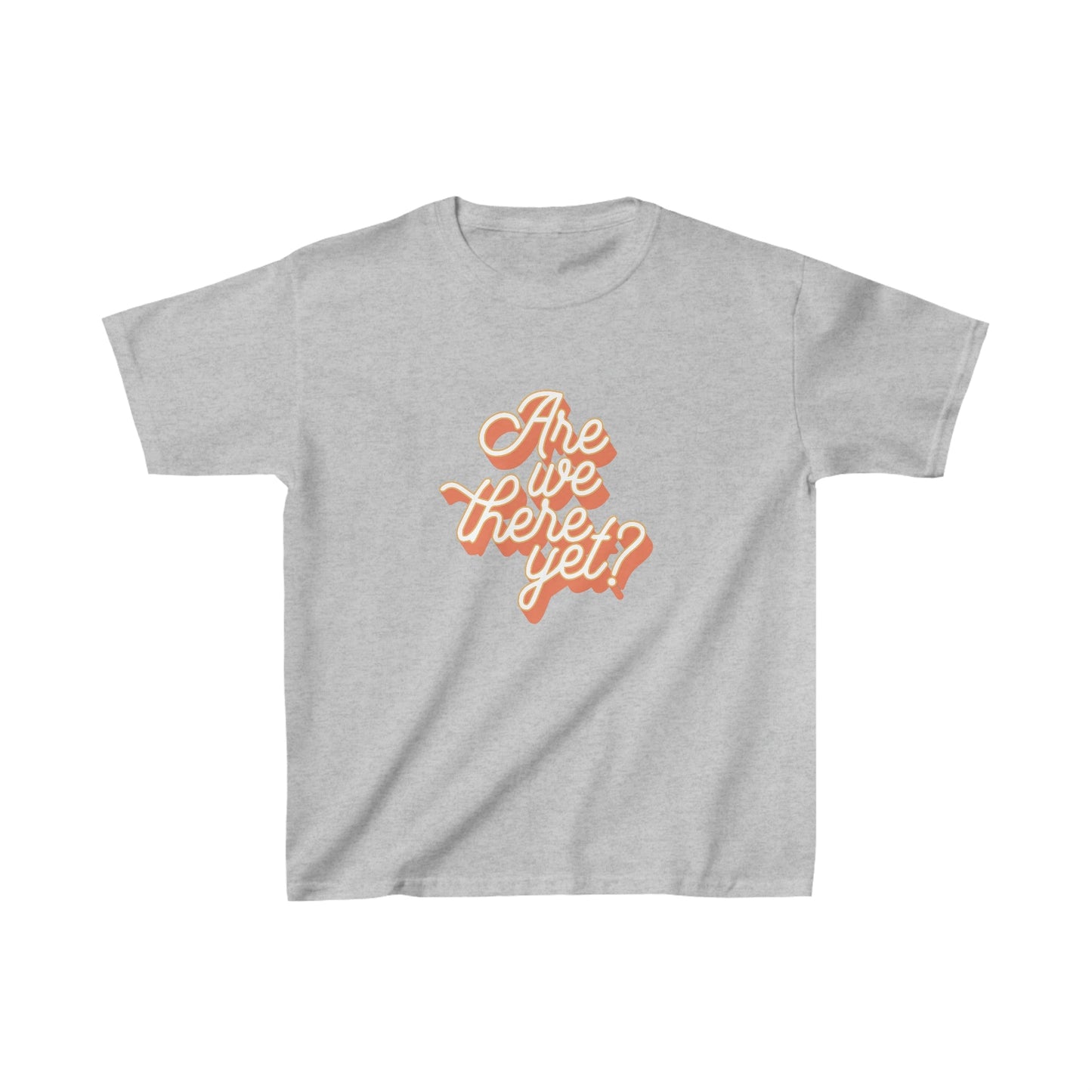 Kids clothes XS / Sport Grey Are We There Yet? | Vacation | Summer | Kids Heavy Cotton™ Tee