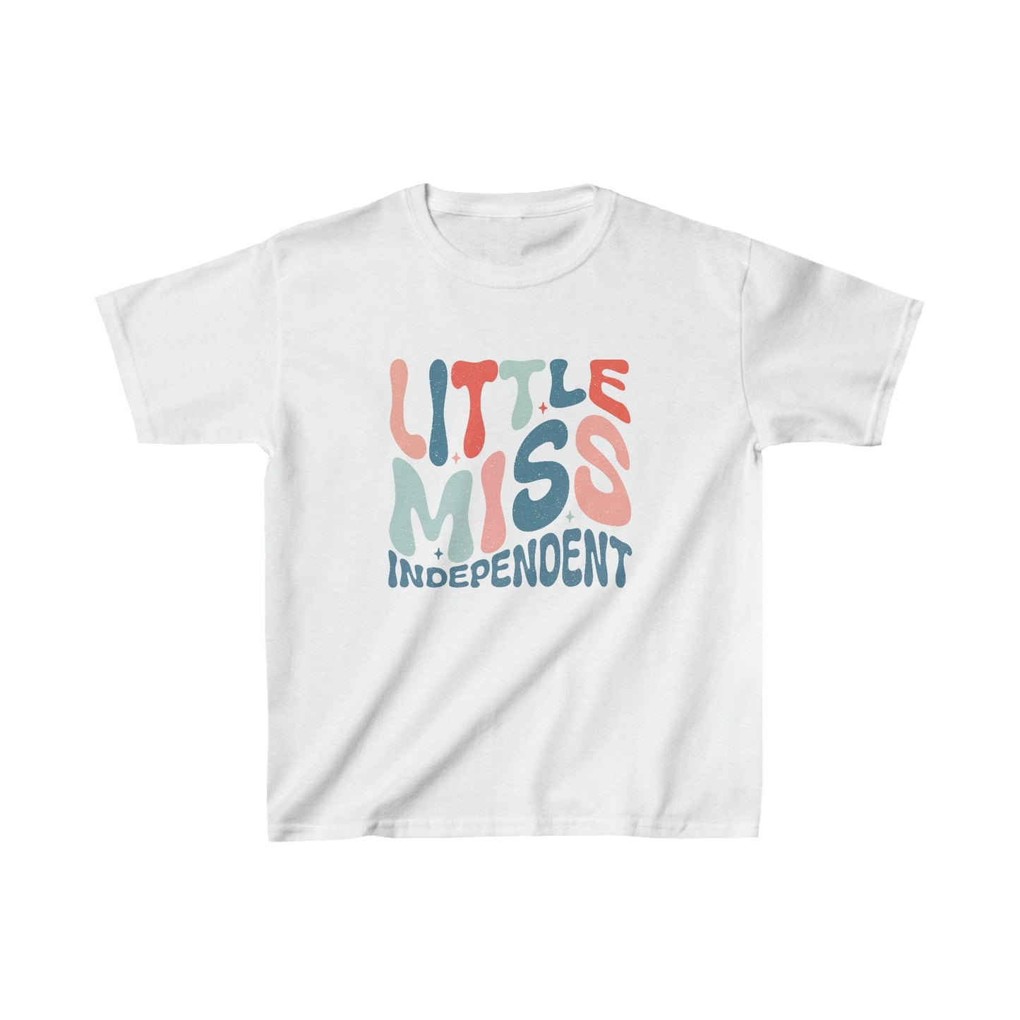 Kids clothes XS / White Little Miss Independent | Kids Heavy Cotton™ Tee