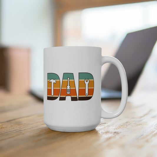 Mug 15oz Dad | Mr. Fix It | 15 oz. White Mug