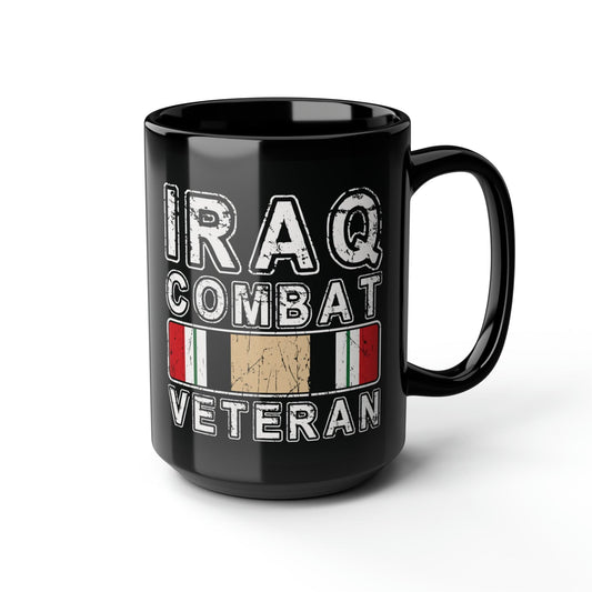 Mug 15oz Iraq Combat Veteran | 15 oz. Black Mug