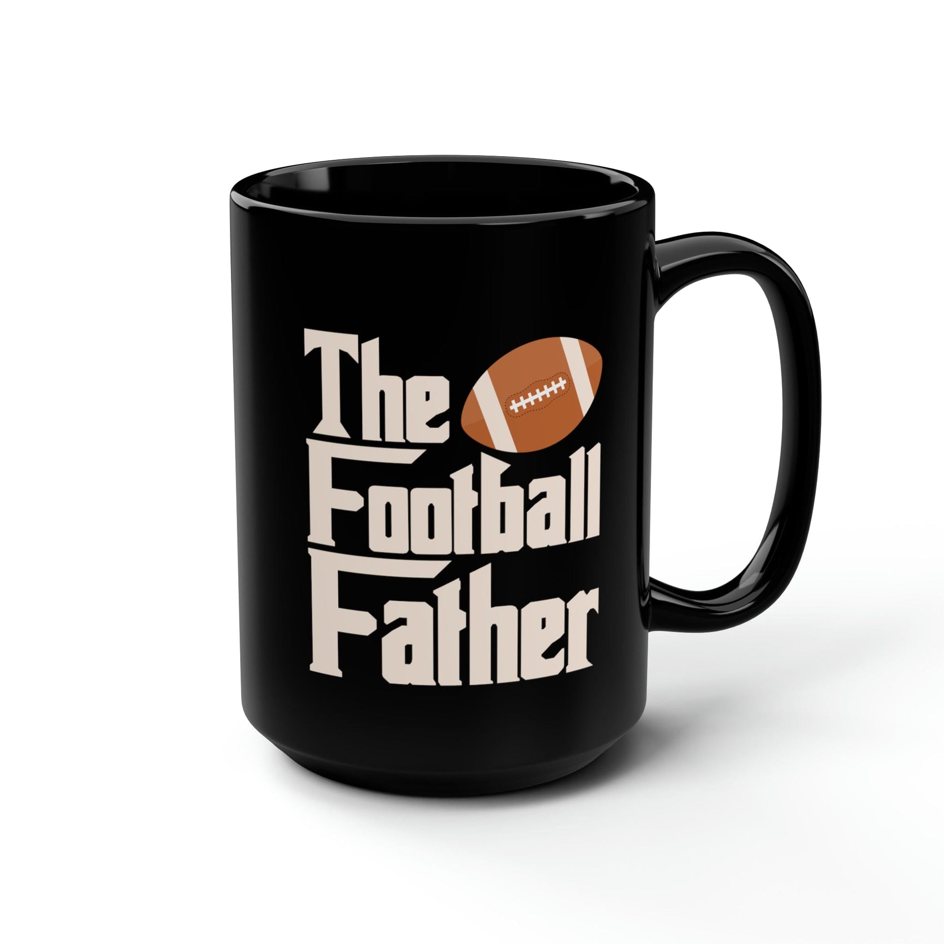 Mug 15oz The Football Father | 15 oz. Black Mug