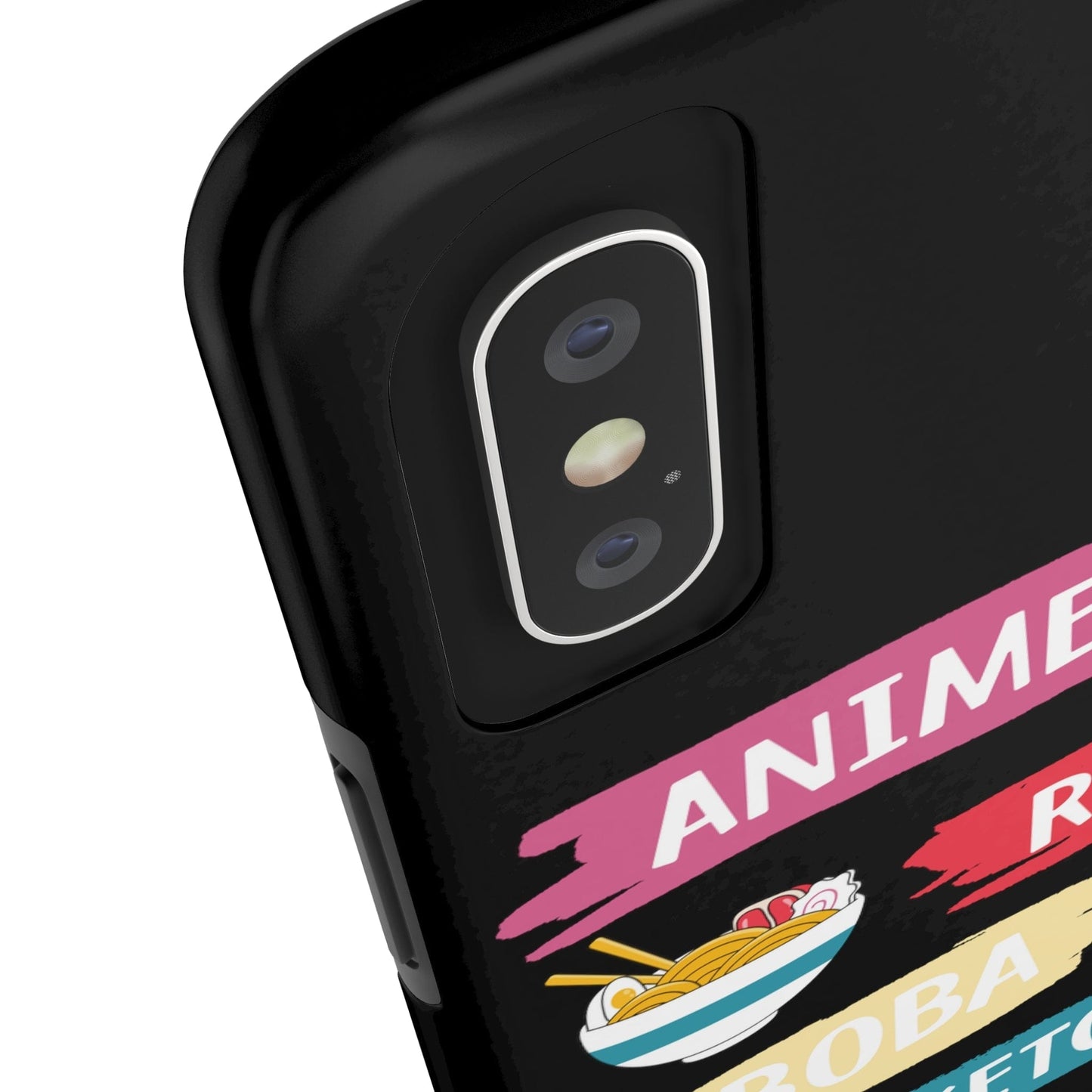 Printify Phone Case Anime Ramen Boba Sketching | Tough Phone Cases