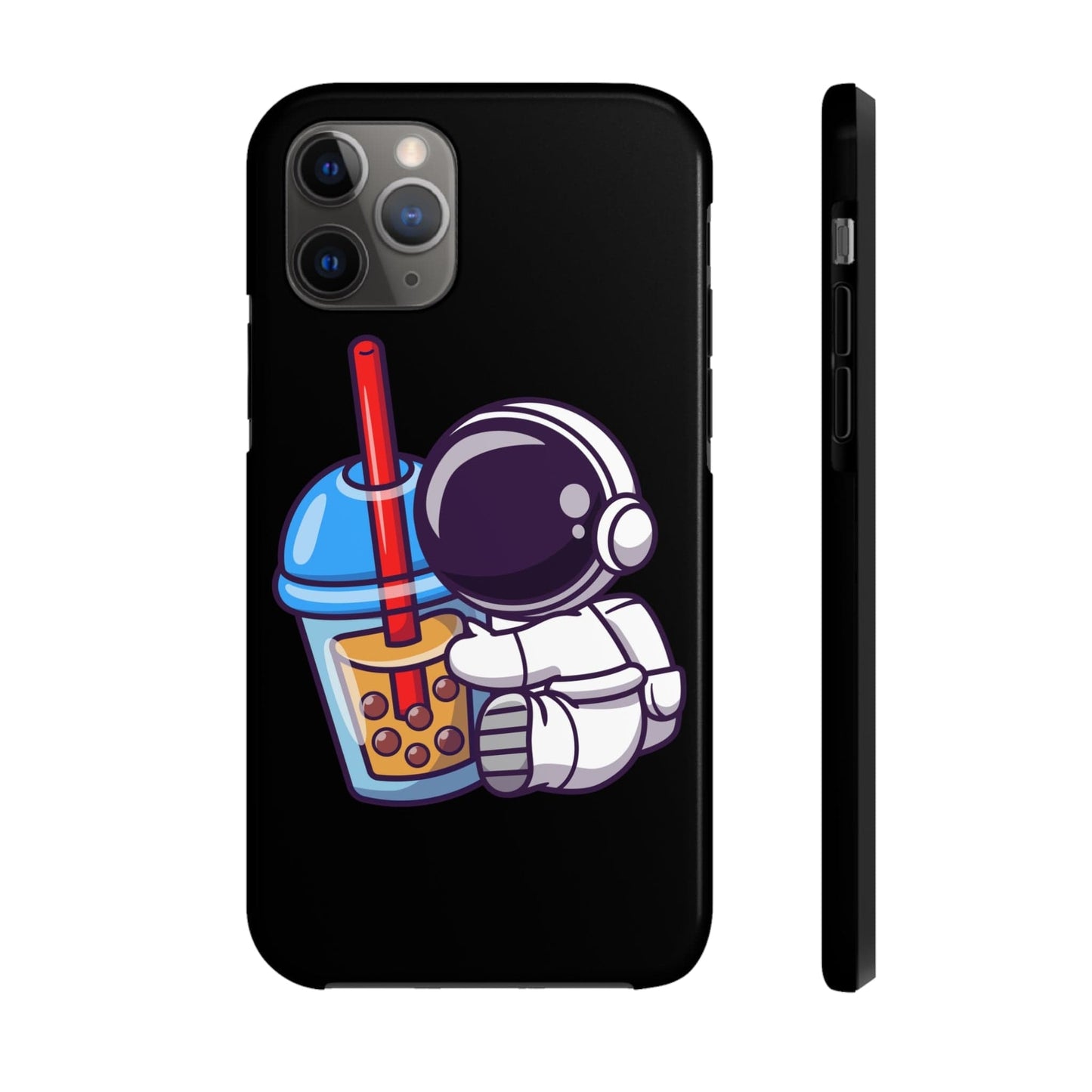 Phone Case iPhone 11 Pro Astronaut Hugging Boba | Tough Phone Cases