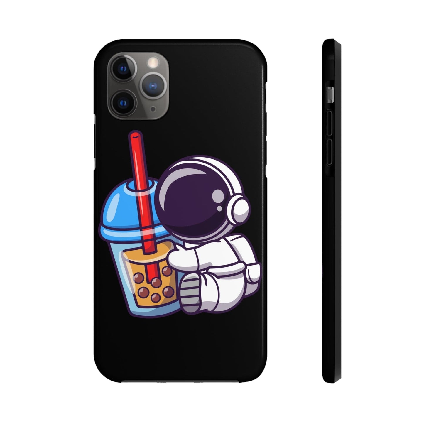 Phone Case iPhone 11 Pro Max Astronaut Hugging Boba | Tough Phone Cases