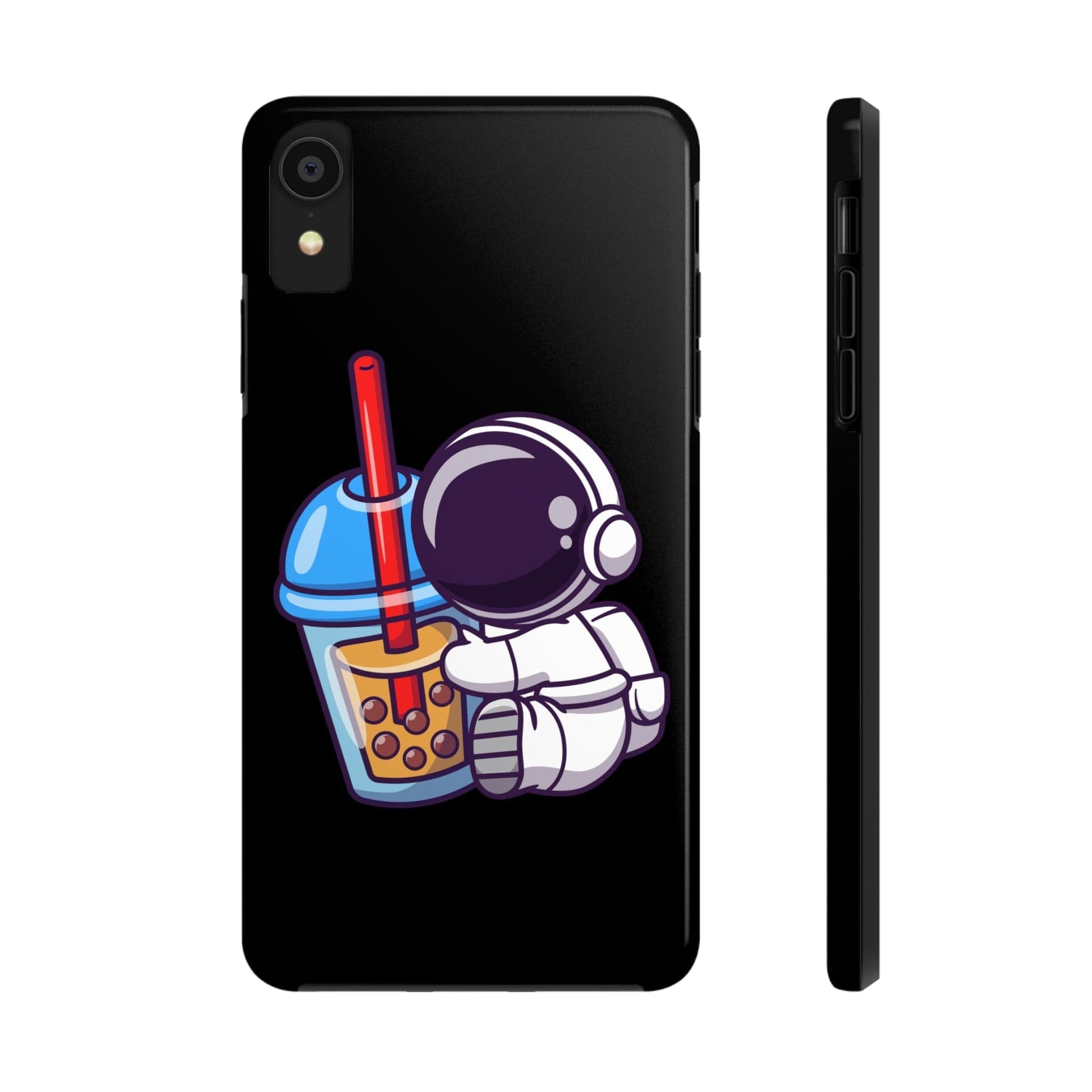 Phone Case iPhone XR Astronaut Hugging Boba | Tough Phone Cases