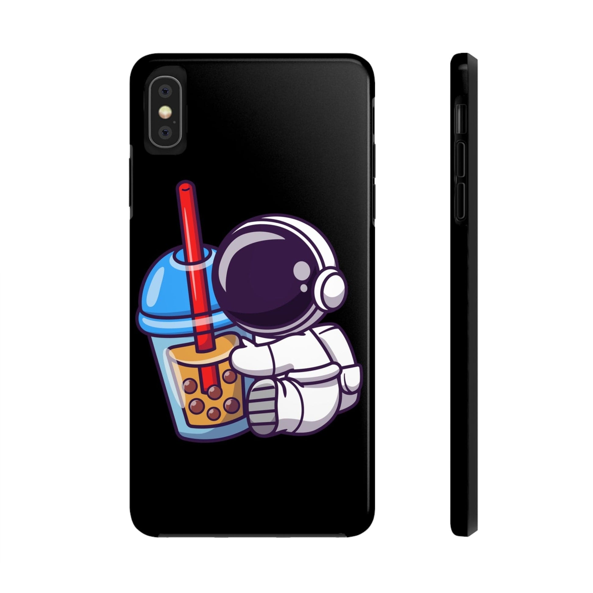 Phone Case iPhone XS MAX Astronaut Hugging Boba | Tough Phone Cases