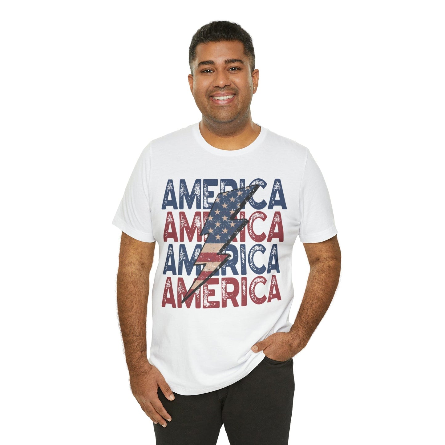 T-Shirt American Lightening | Jersey Short Sleeve Tee