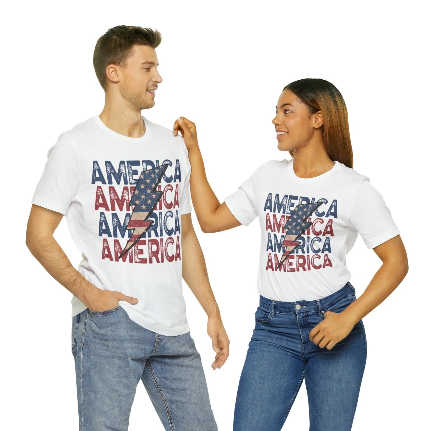 T-Shirt American Lightening | Jersey Short Sleeve Tee