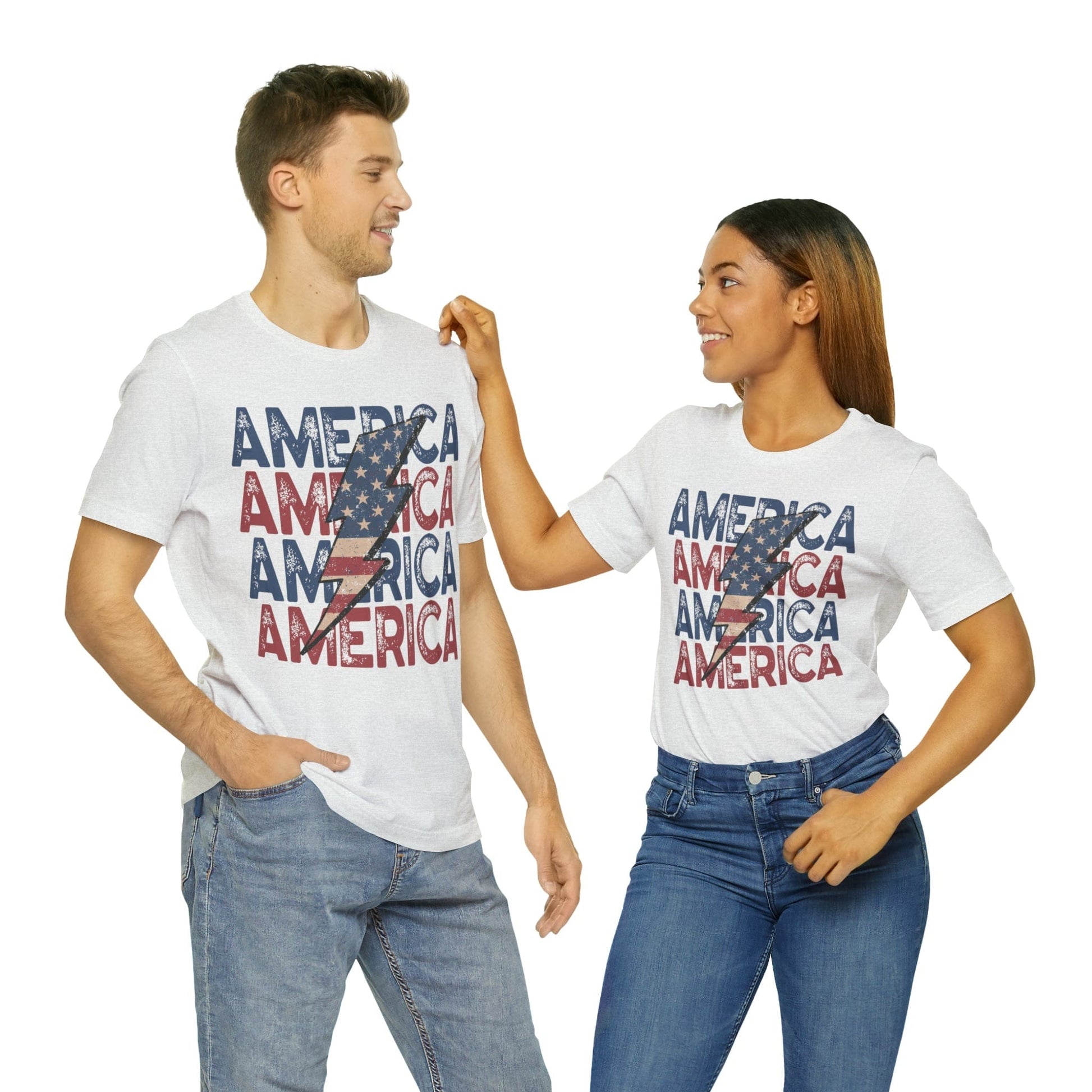 T-Shirt American Lightening | Jersey Short Sleeve Tee