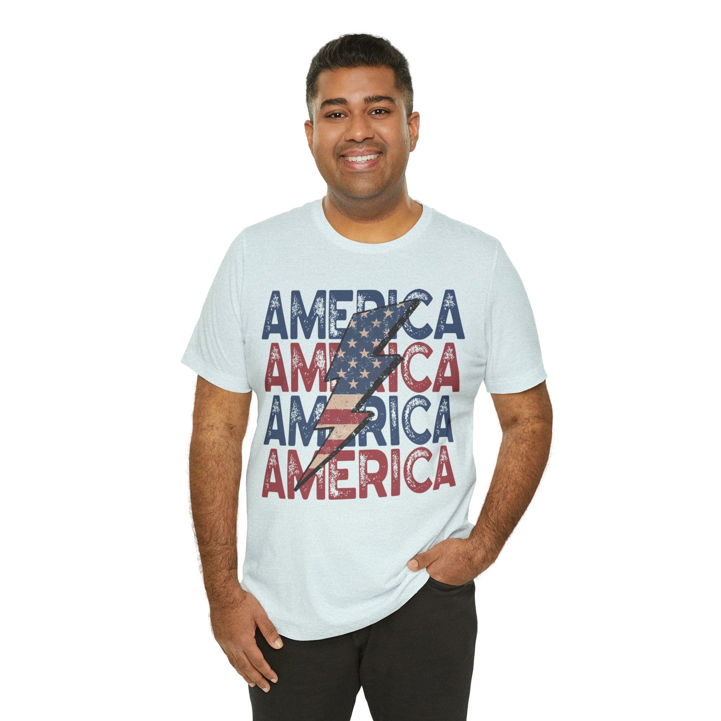 T-Shirt American Lightening | Jersey Short Sleeve Tee