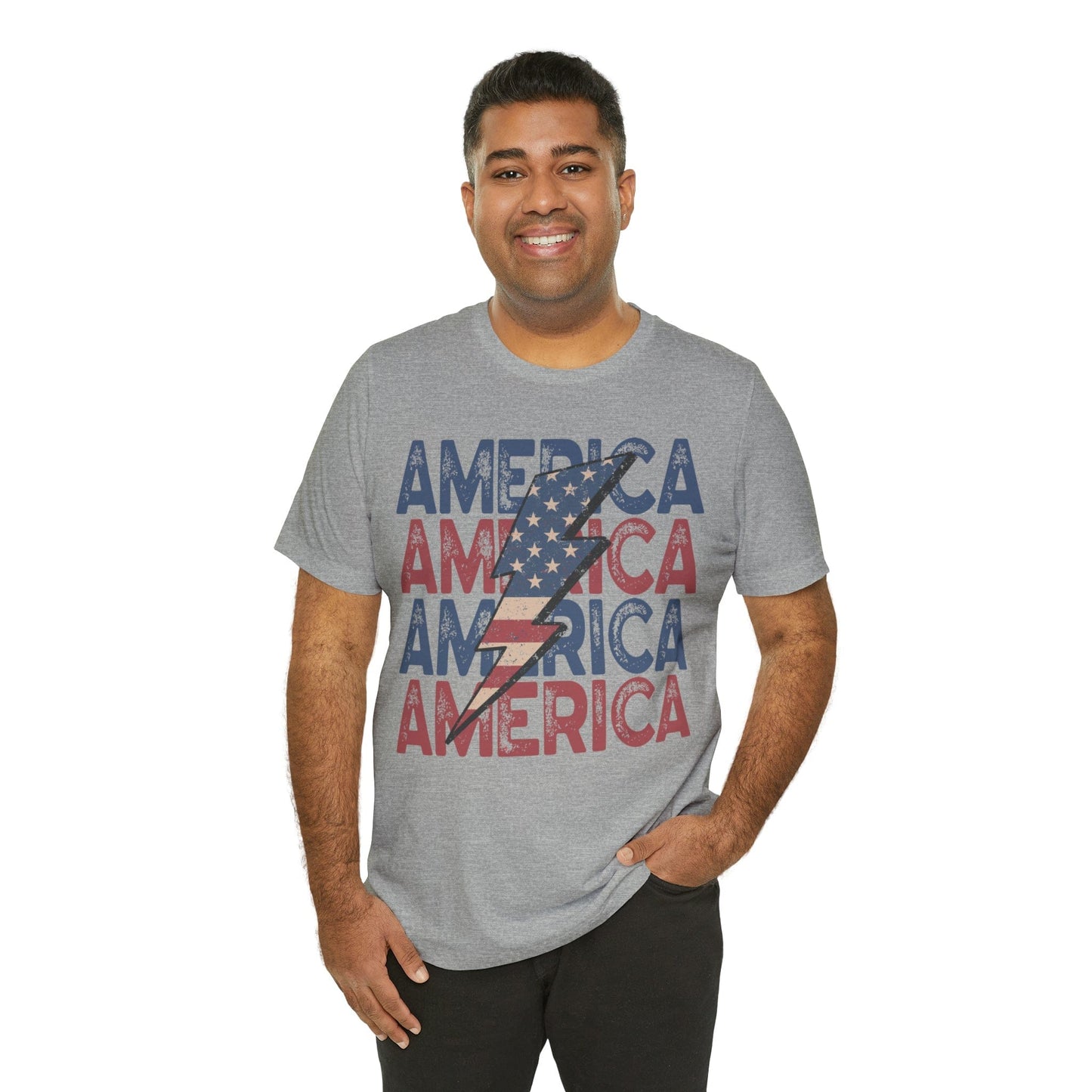 T-Shirt American Lightening | Jersey Short Sleeve Tee