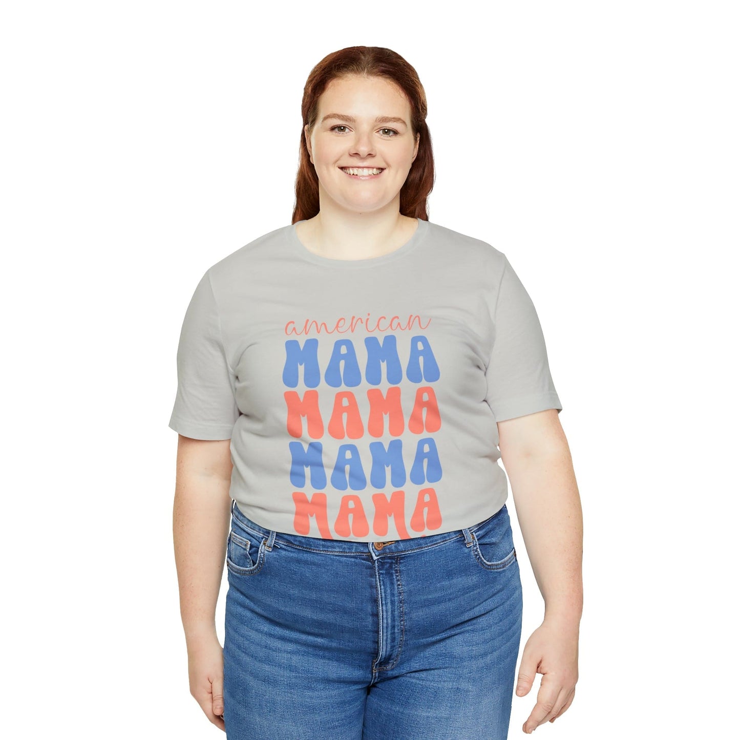 T-Shirt American Mama | Jersey Short Sleeve Tee