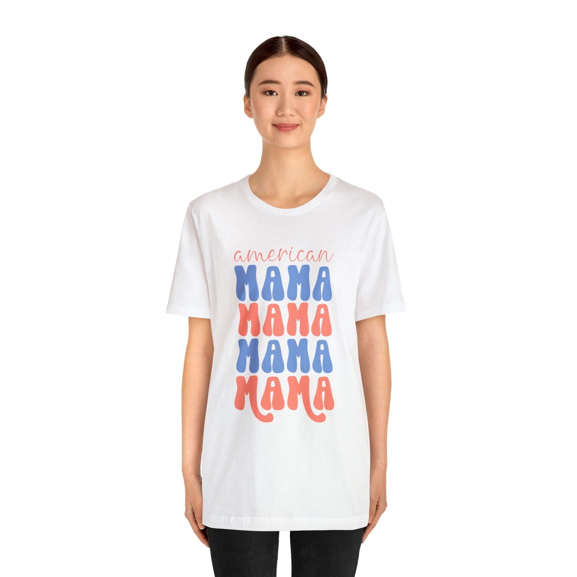 T-Shirt American Mama | Jersey Short Sleeve Tee