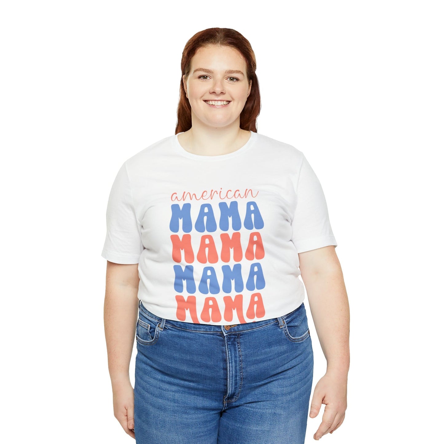 T-Shirt American Mama | Jersey Short Sleeve Tee