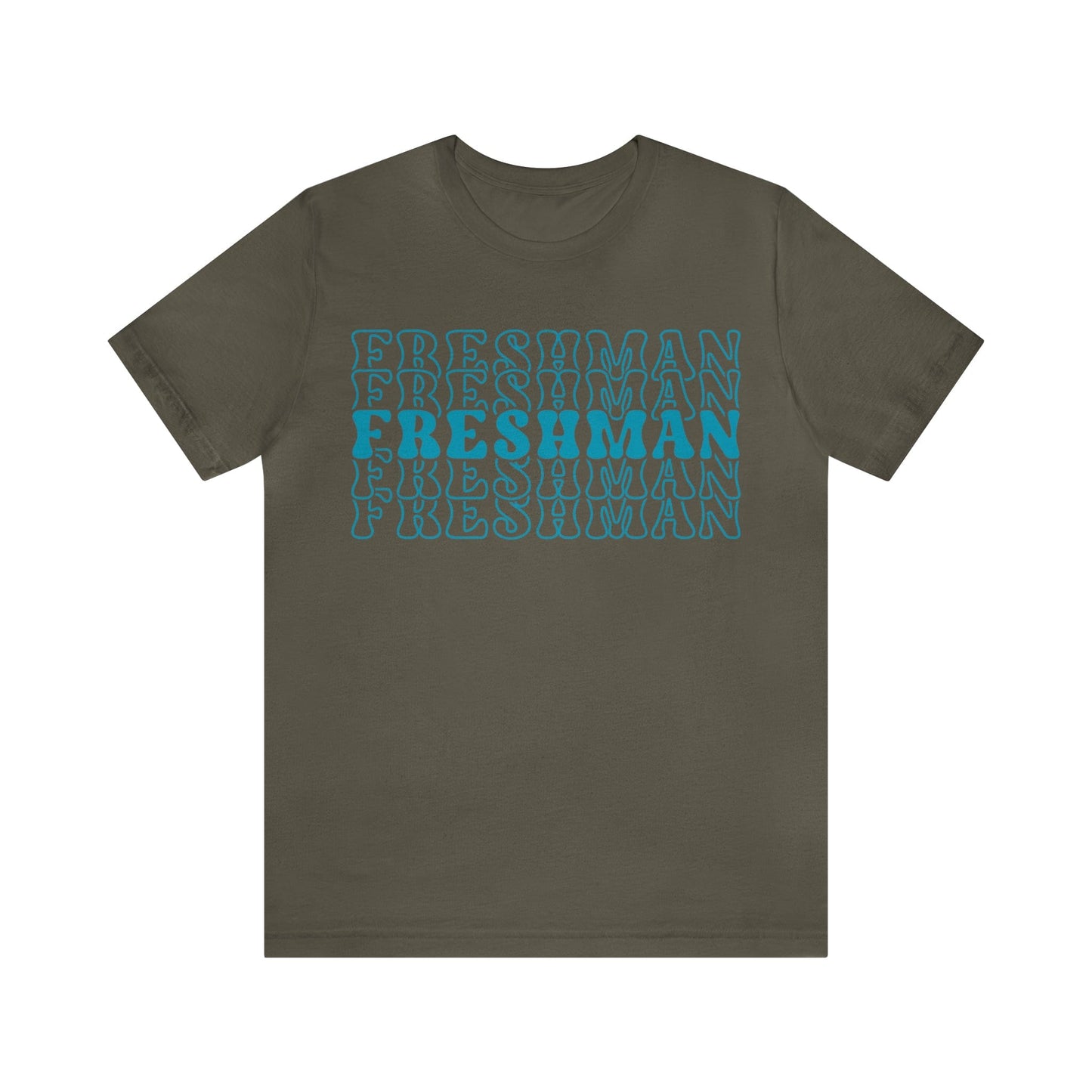 T-Shirt Army / S Freshman | Stacked Retro | Jersey Short Sleeve Tee