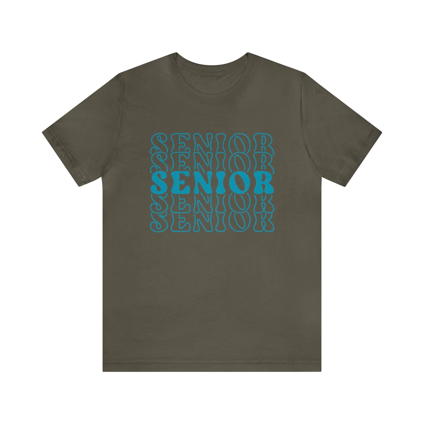 T-Shirt Army / S Senior | Stacked Retro | Jersey Short Sleeve Tee