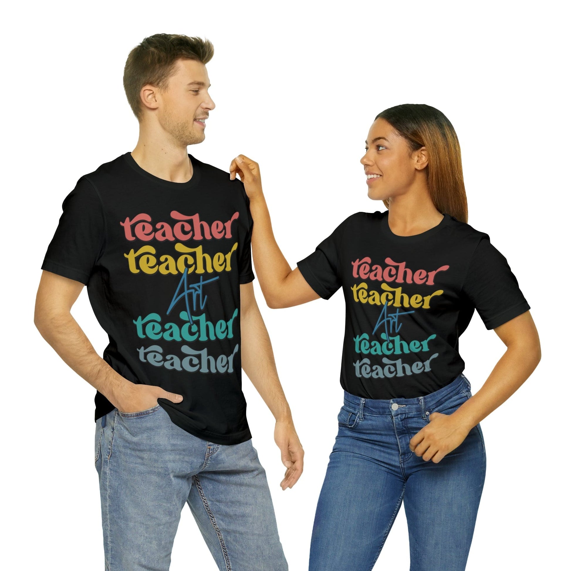 T-Shirt Art Teacher | Retro | Jersey Short Sleeve Tee