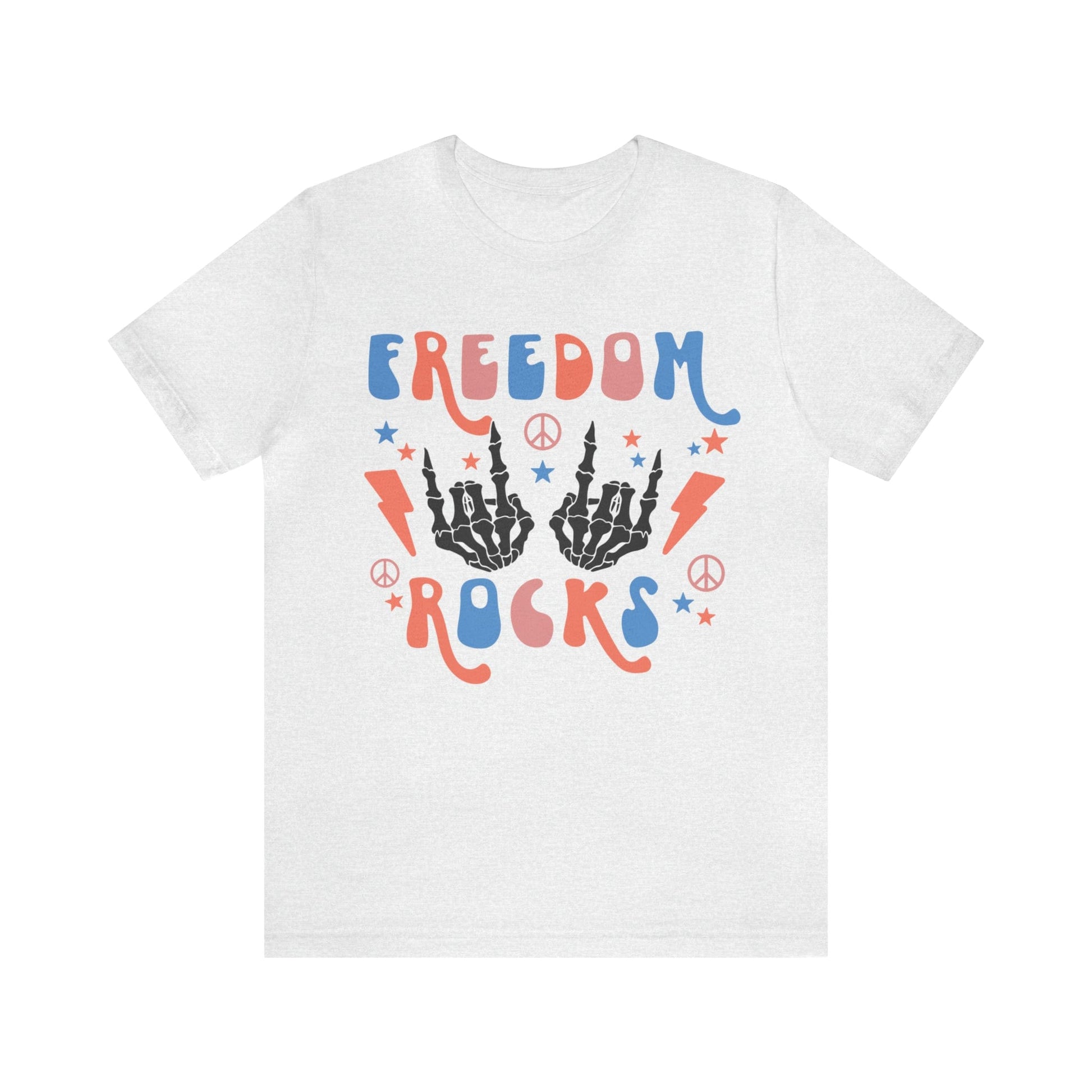 T-Shirt Ash / S Freedom Rocks | Unisex Jersey Short Sleeve Tee