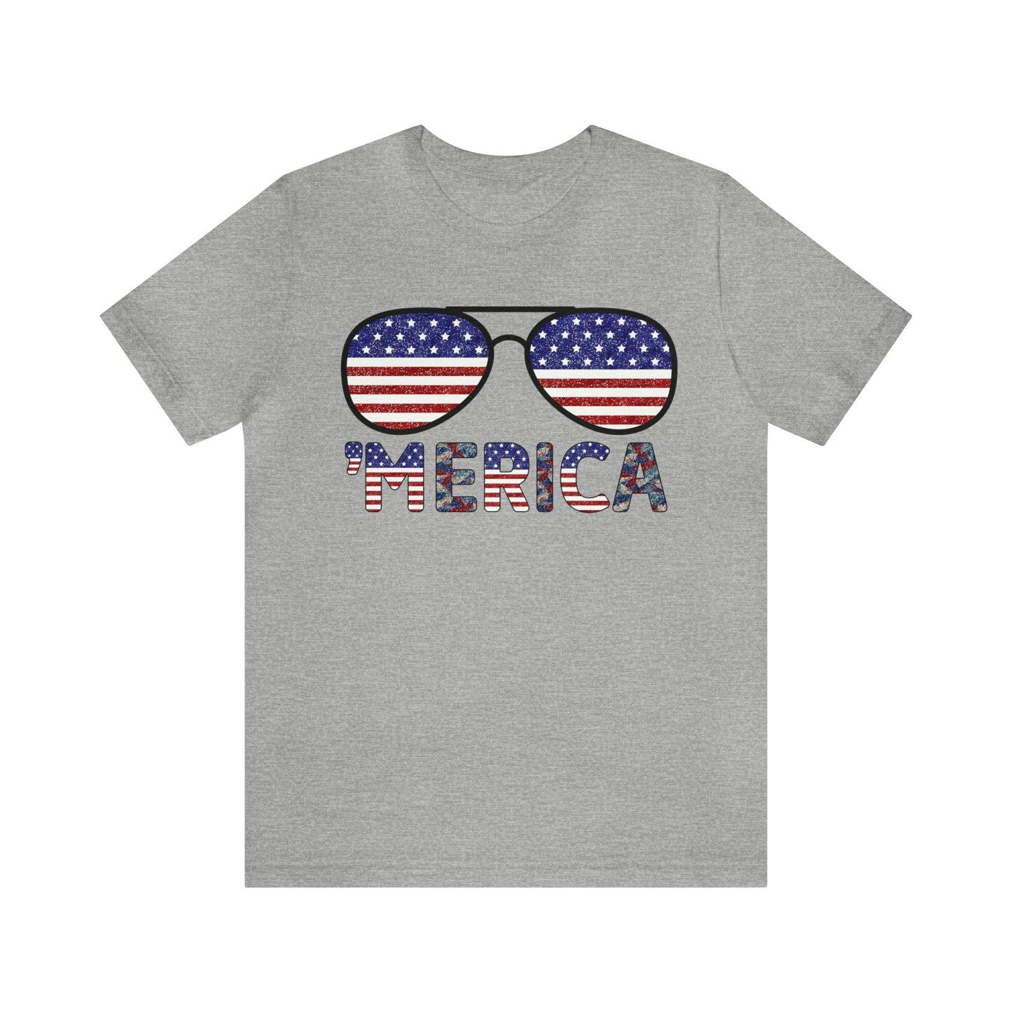 T-Shirt Athletic Heather / S Merica | Sunglasses | Jersey Short Sleeve Tee