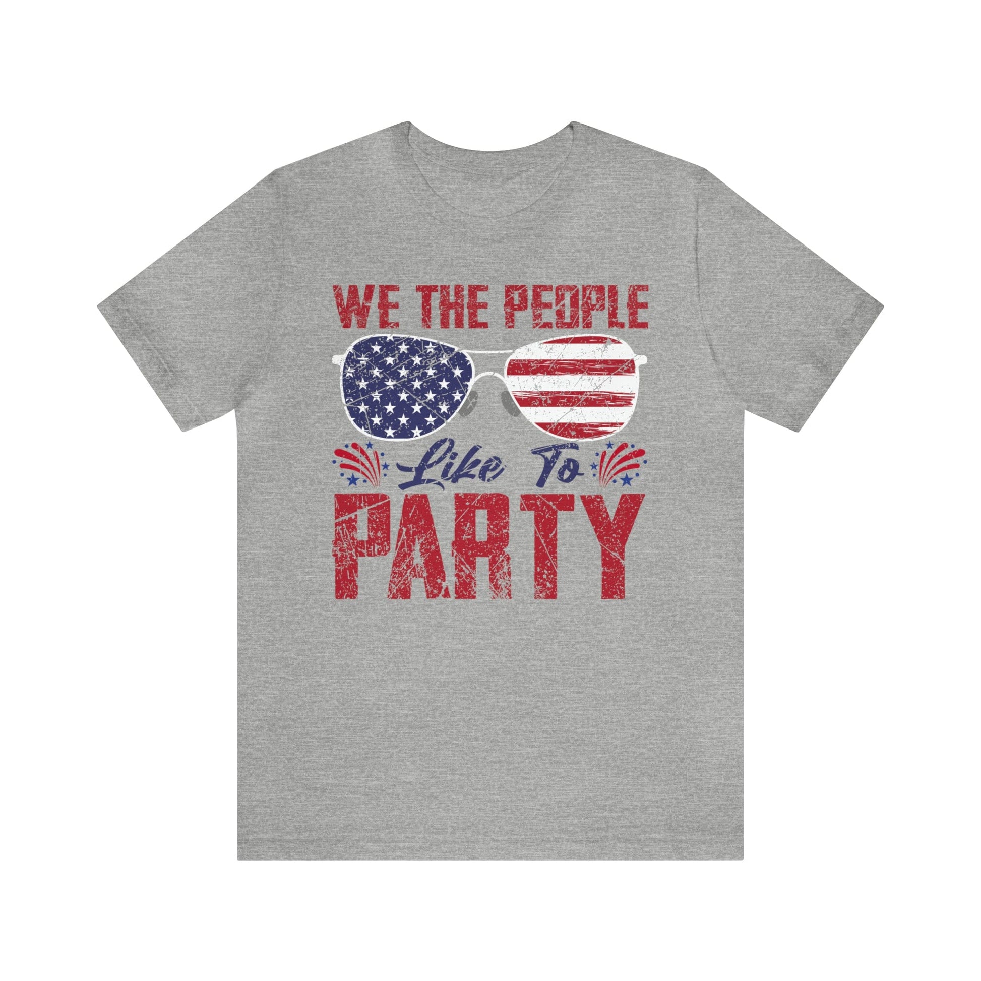 T-Shirt Athletic Heather / S We the People Like to Party | Jersey Short Sleeve Tee