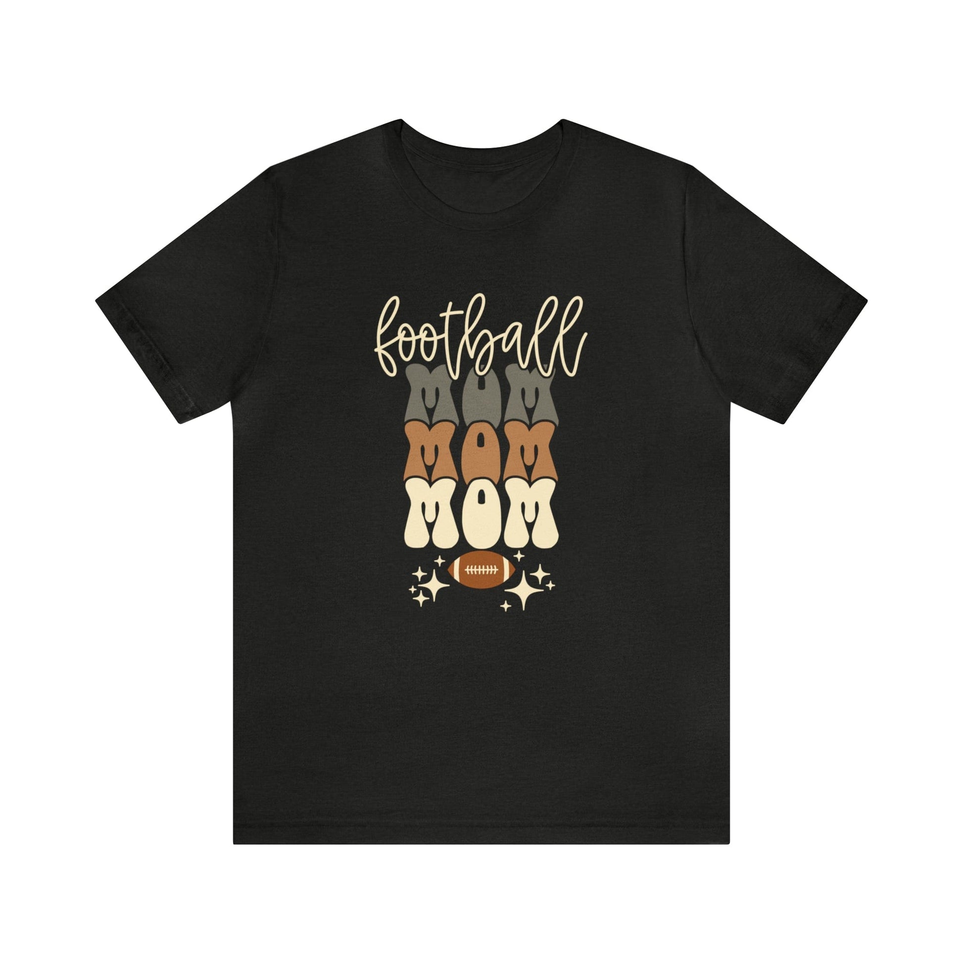 T-Shirt Black Heather / XS Football Mom | Retro | Jersey Short Sleeve Tee