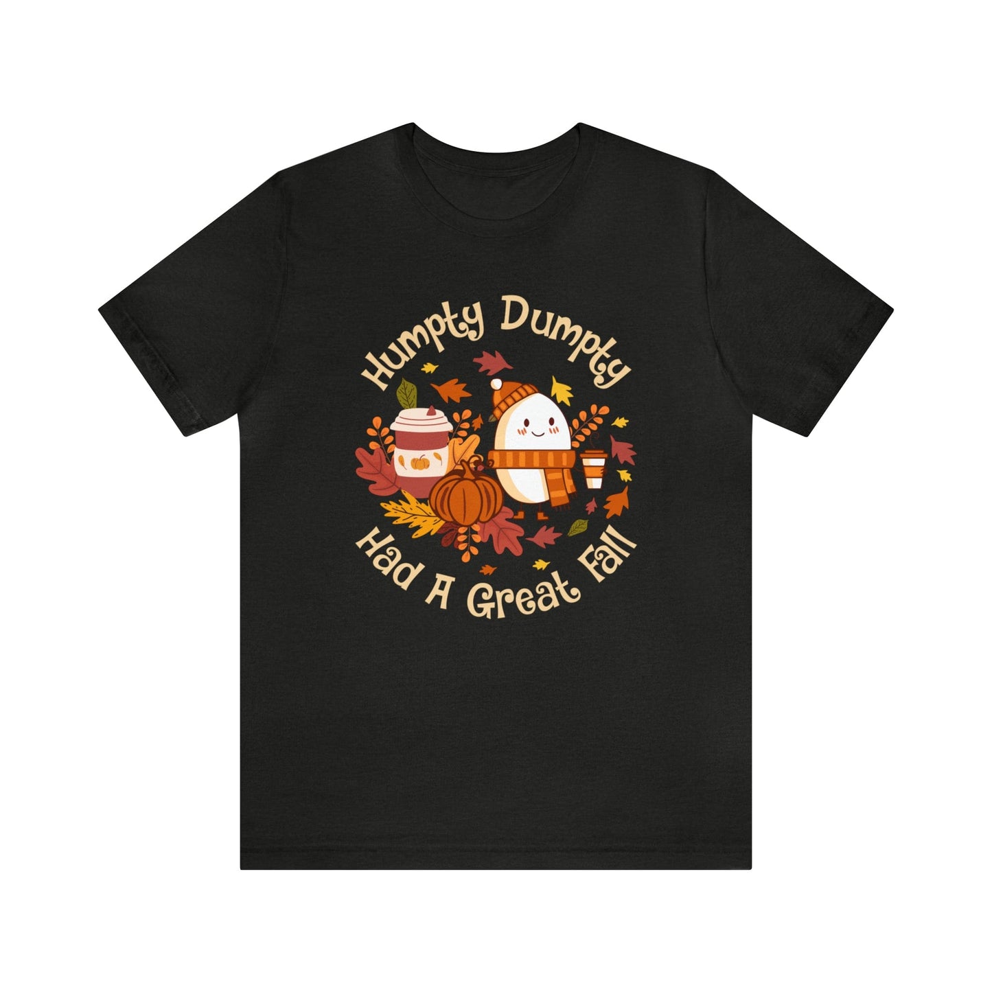 T-Shirt Black Heather / XS Humpty Dumpty Had a Great Fall | Retro | Jersey Short Sleeve Tee