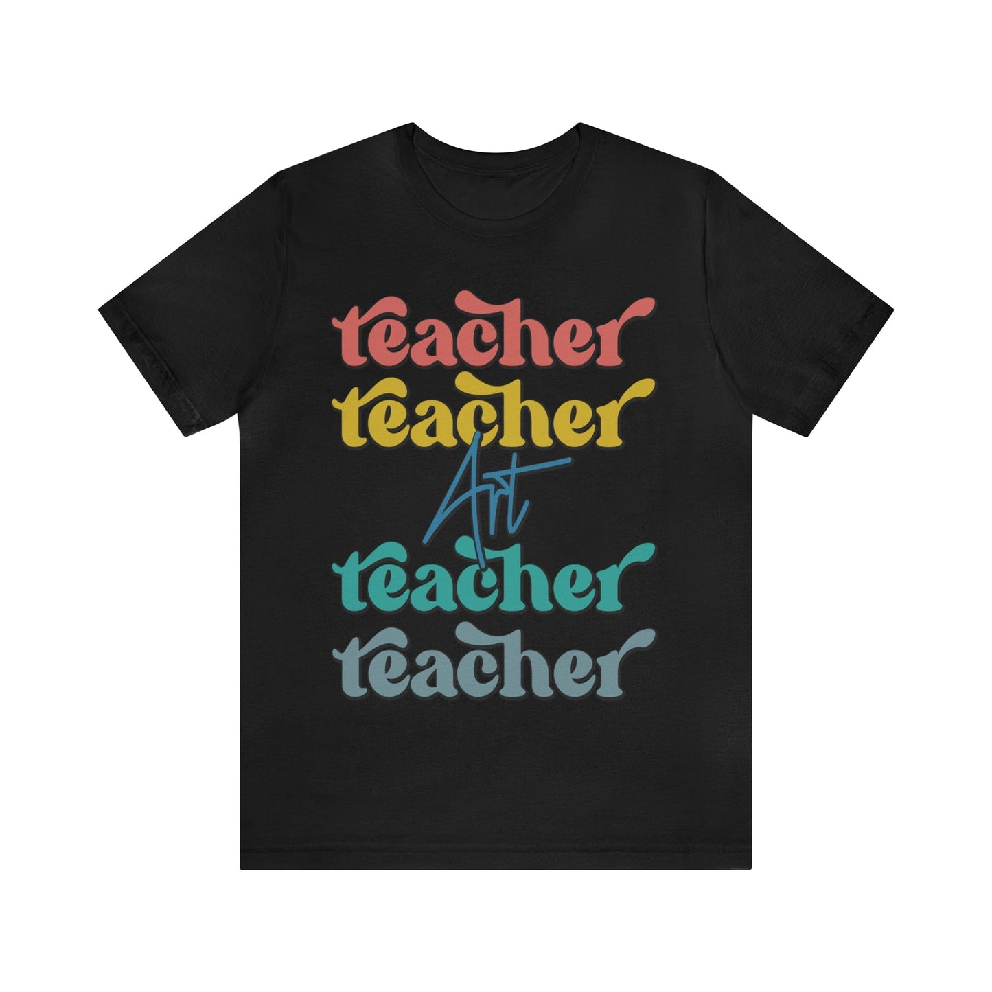 T-Shirt Black / S Art Teacher | Retro | Jersey Short Sleeve Tee