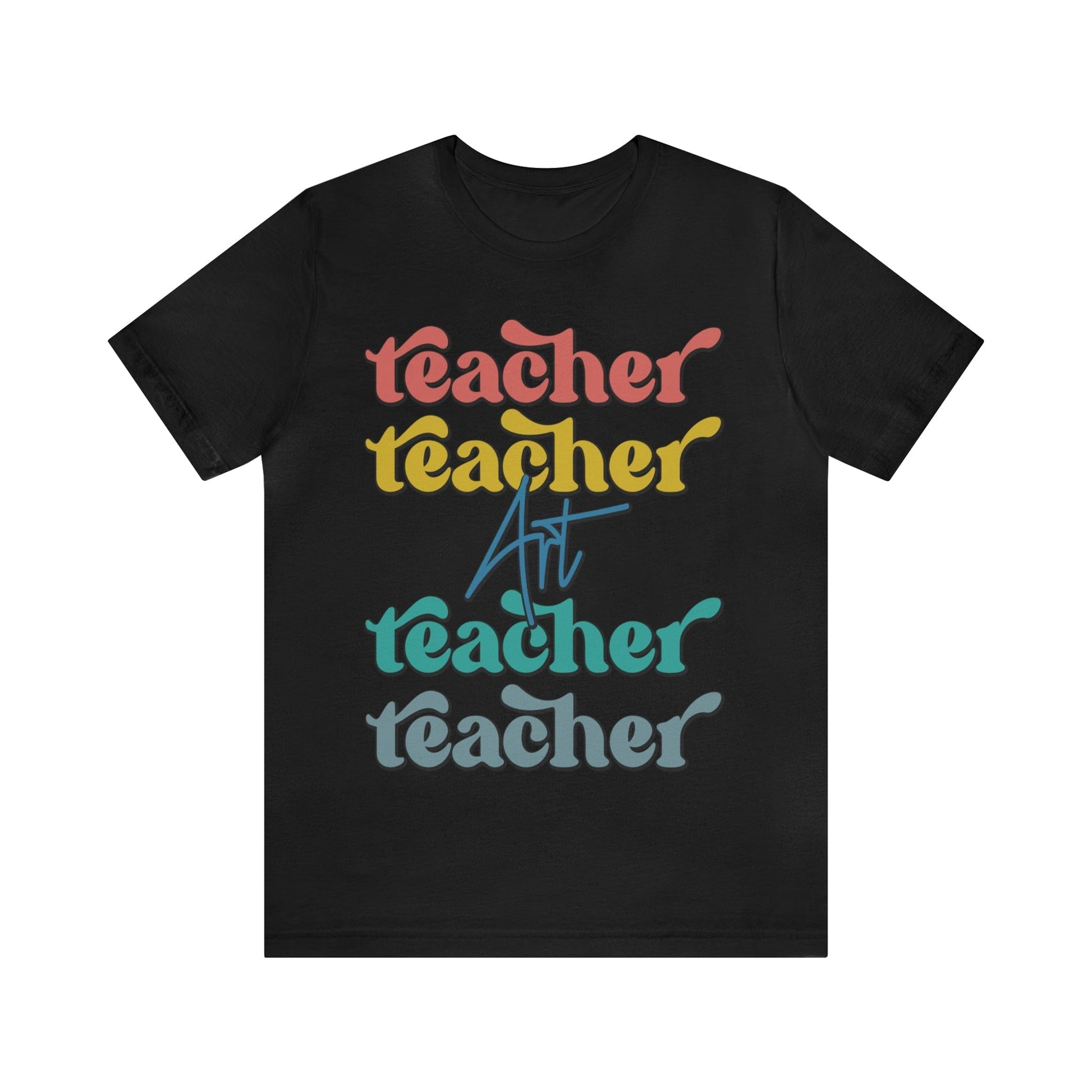 T-Shirt Black / S Art Teacher | Retro | Jersey Short Sleeve Tee