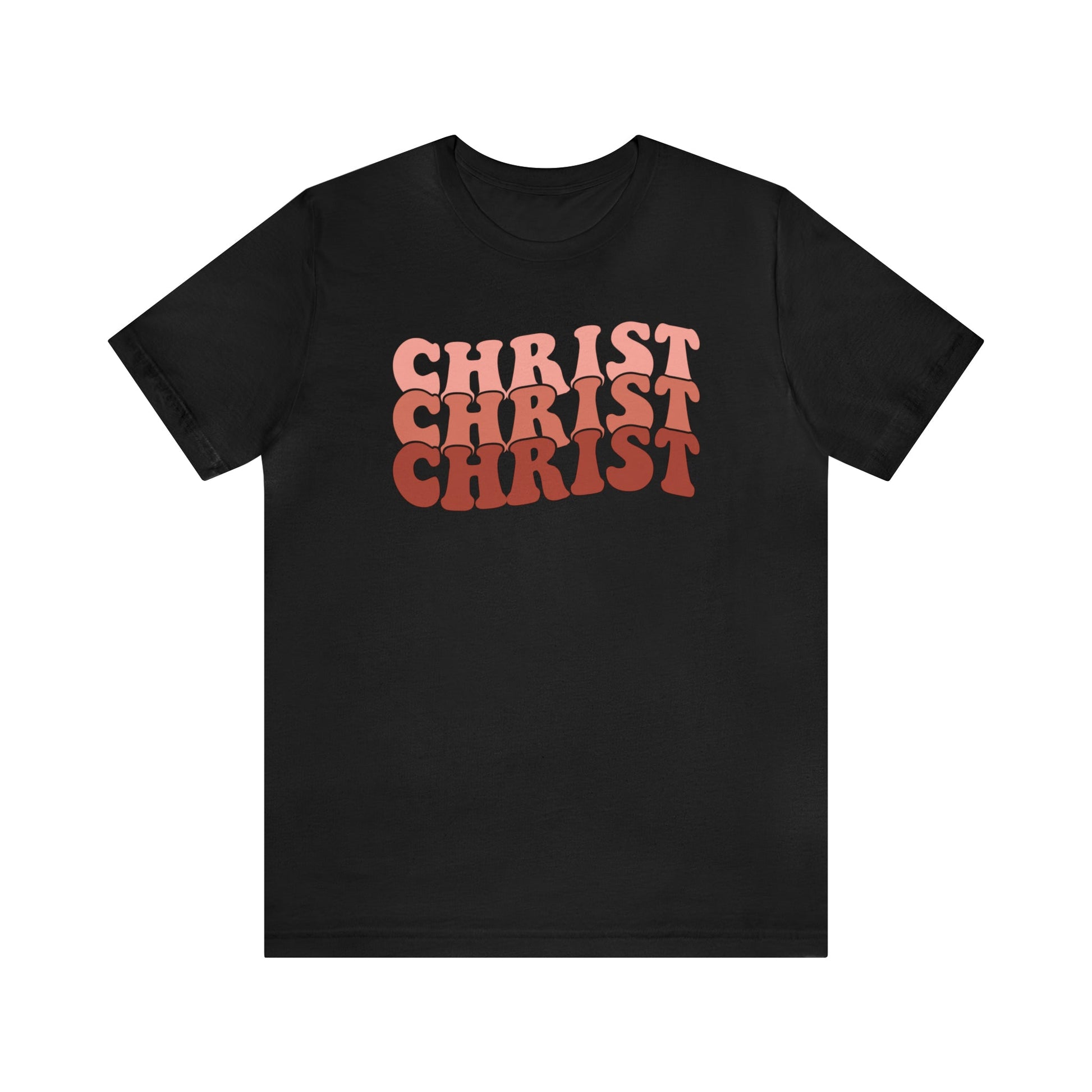 T-Shirt Black / S Christ | Jesus | Retro | Jersey Short Sleeve Tee